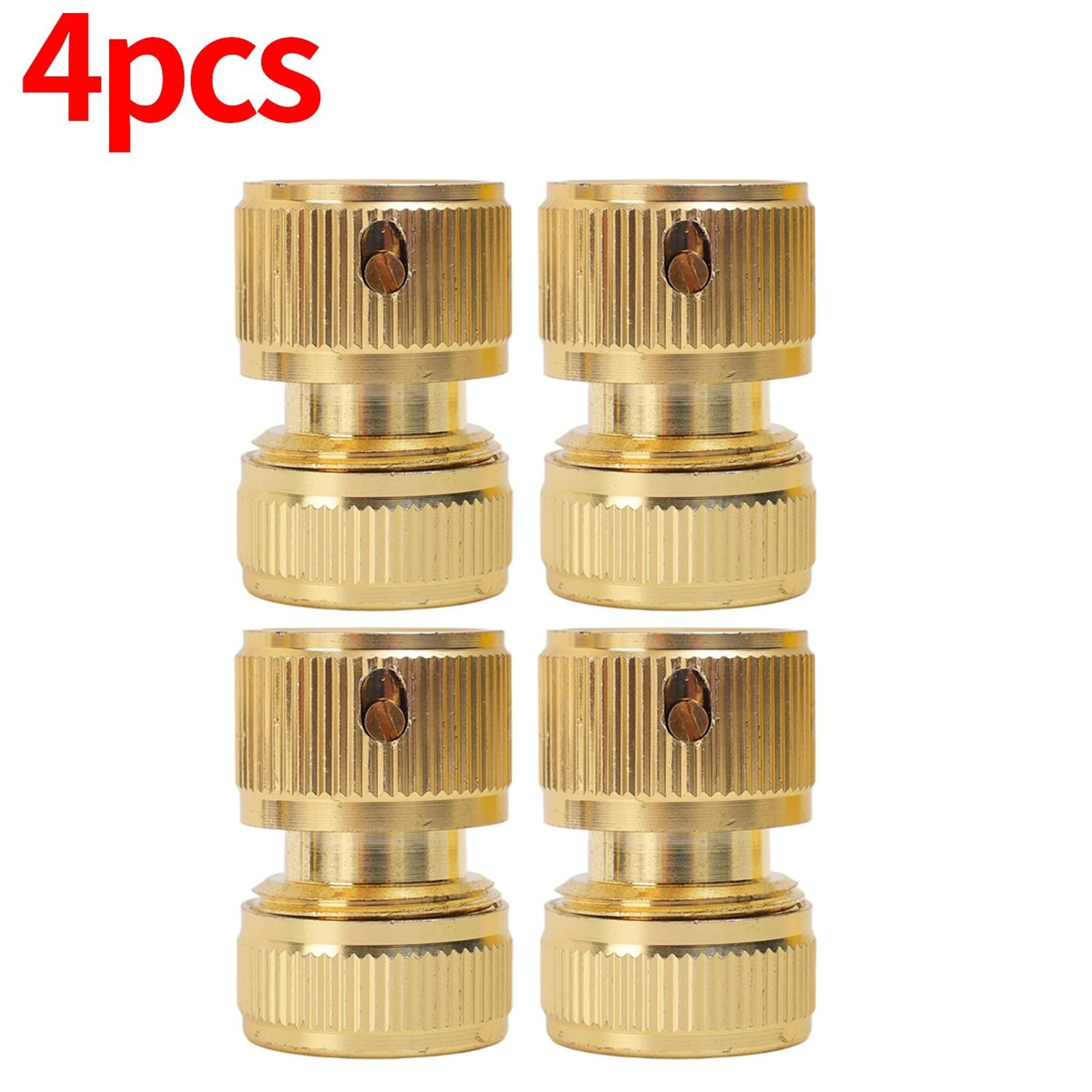 Brass Garden Hose Quick Connector Tap Adapter For Drip Irrigation And Hose Repair 12