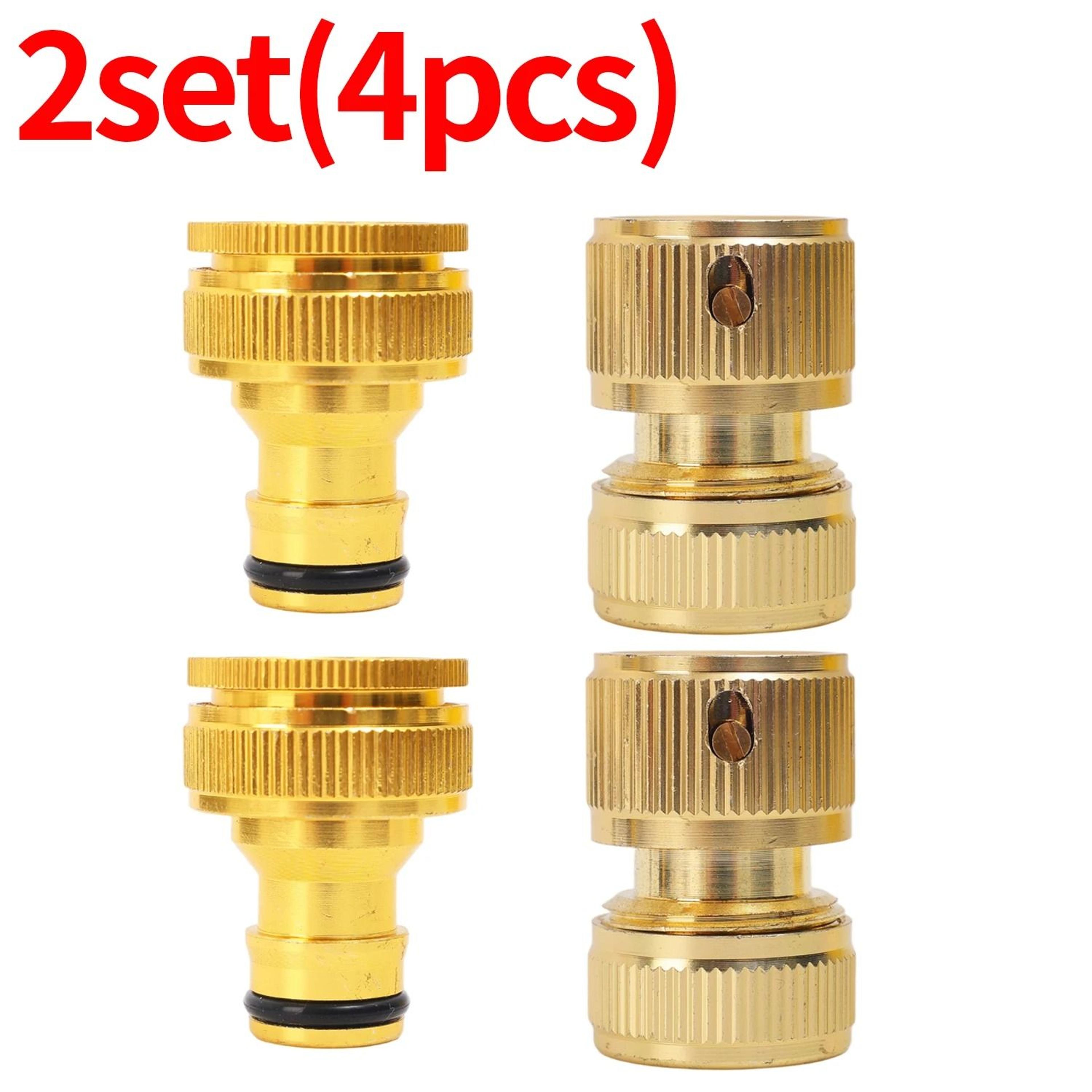 Brass Garden Hose Quick Connector Tap Adapter For Drip Irrigation And Hose Repair 15