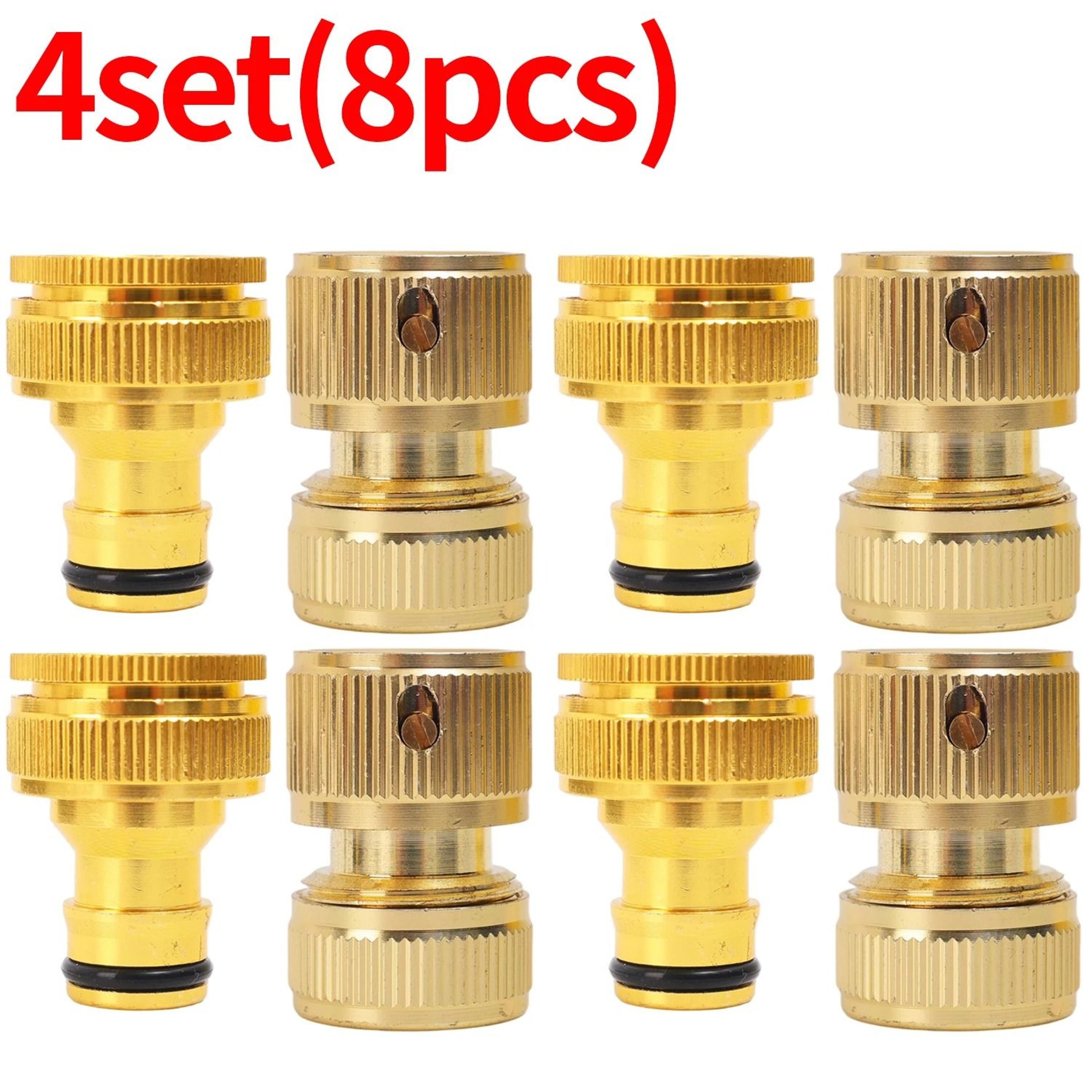 Brass Garden Hose Quick Connector Tap Adapter For Drip Irrigation And Hose Repair 16
