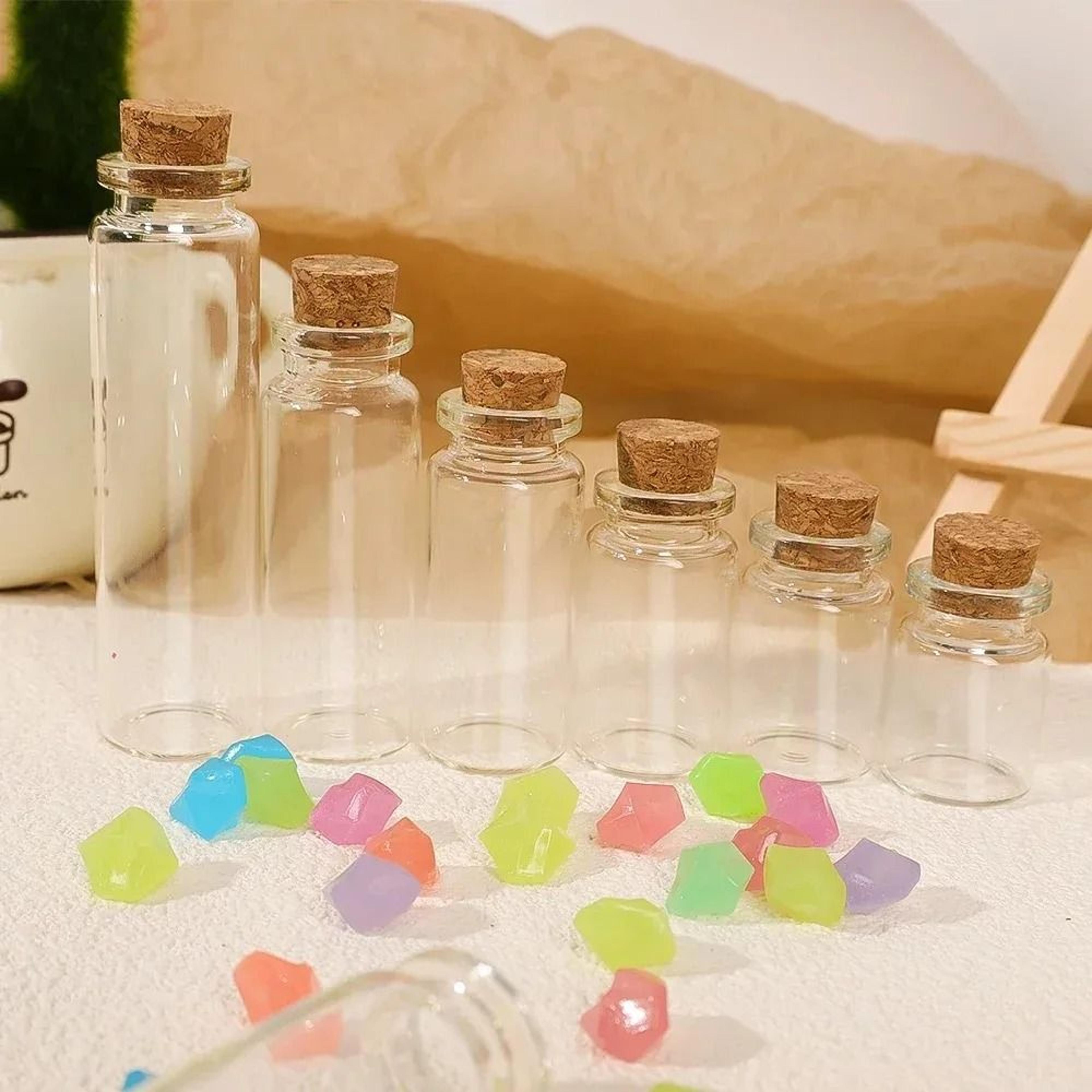 Mini Glass Wishing Bottles With Cork Stoppers For DIY Crafts Party Favors And Gifts 1