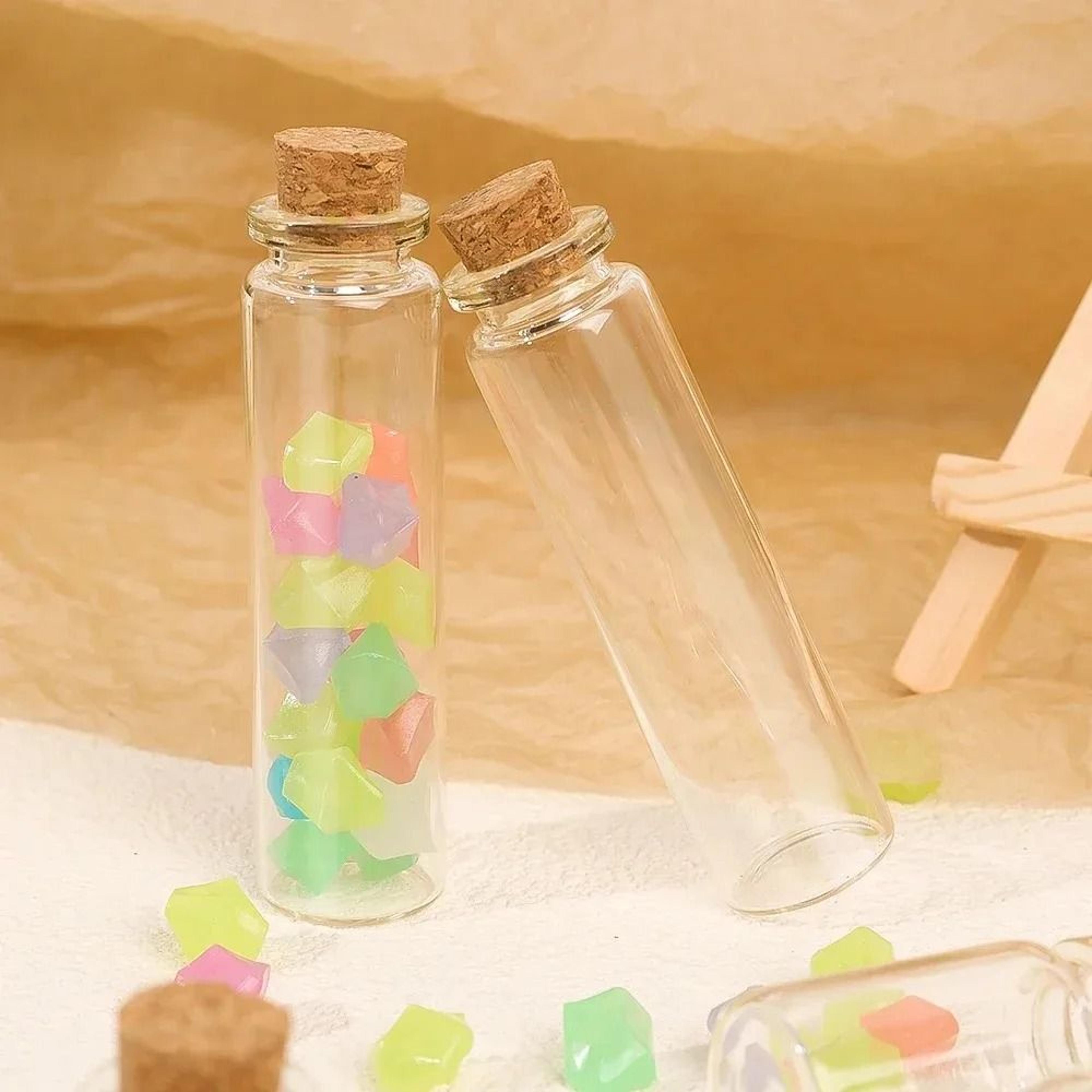 Mini Glass Wishing Bottles With Cork Stoppers For DIY Crafts Party Favors And Gifts 3