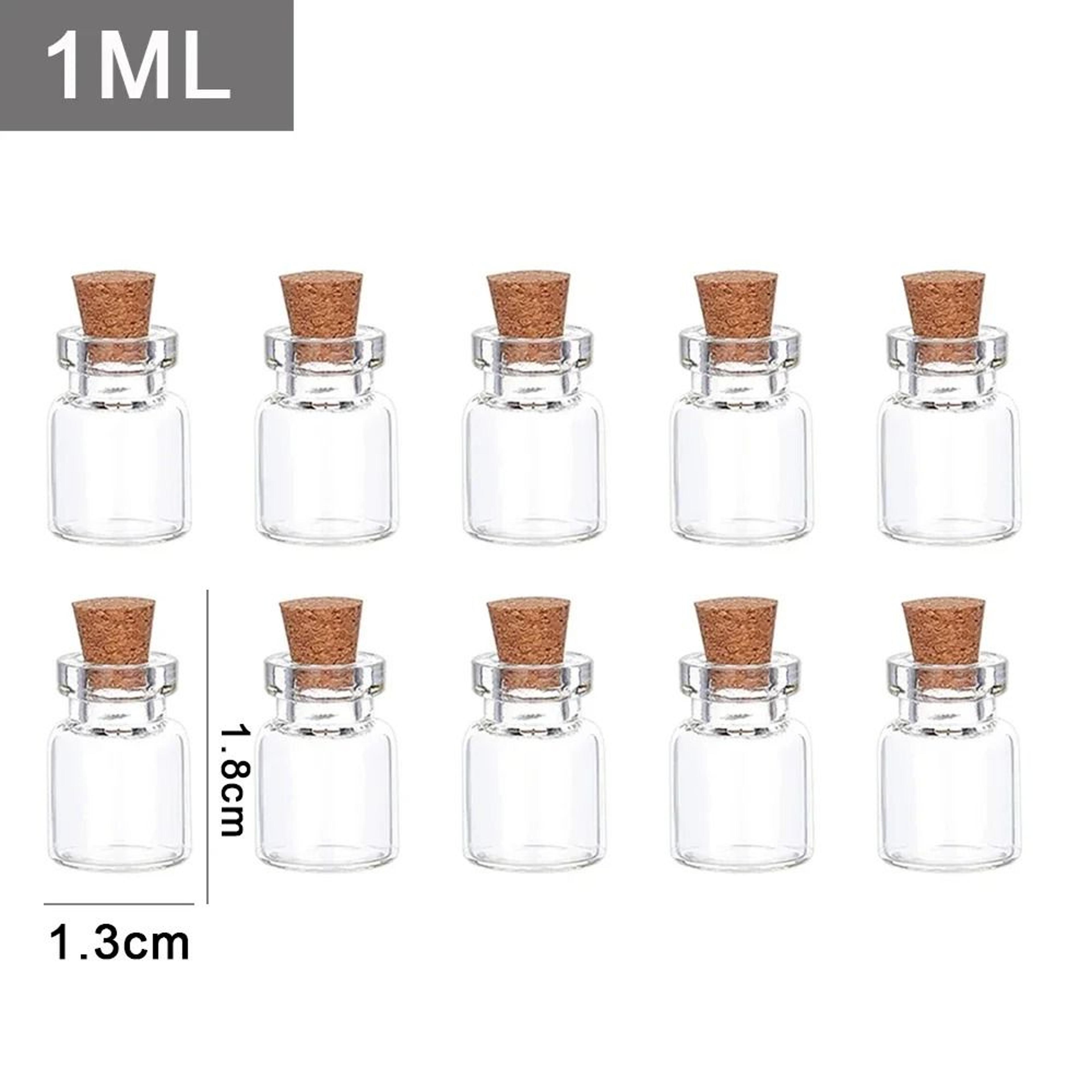Mini Glass Wishing Bottles With Cork Stoppers For DIY Crafts Party Favors And Gifts 6