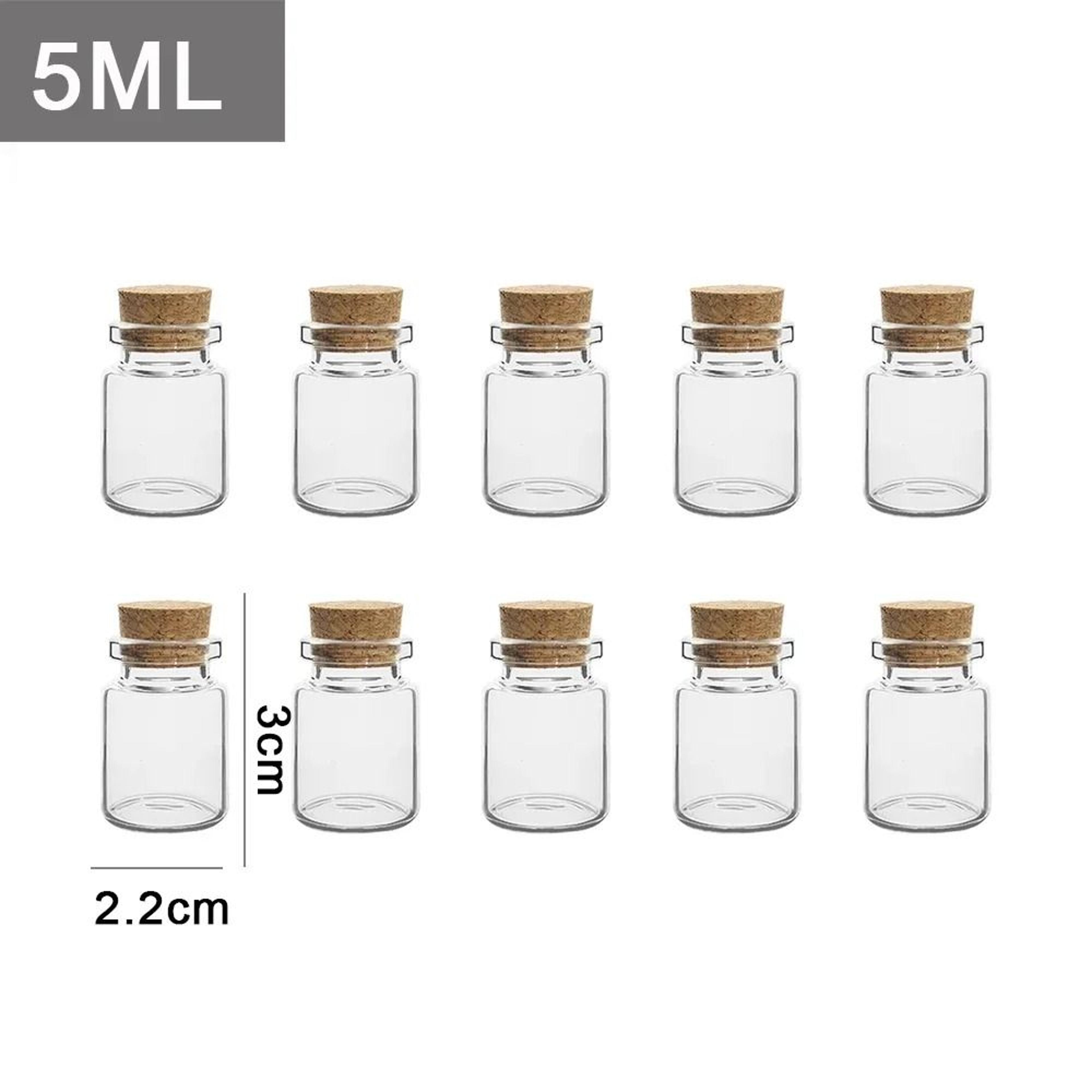 Mini Glass Wishing Bottles With Cork Stoppers For DIY Crafts Party Favors And Gifts 7