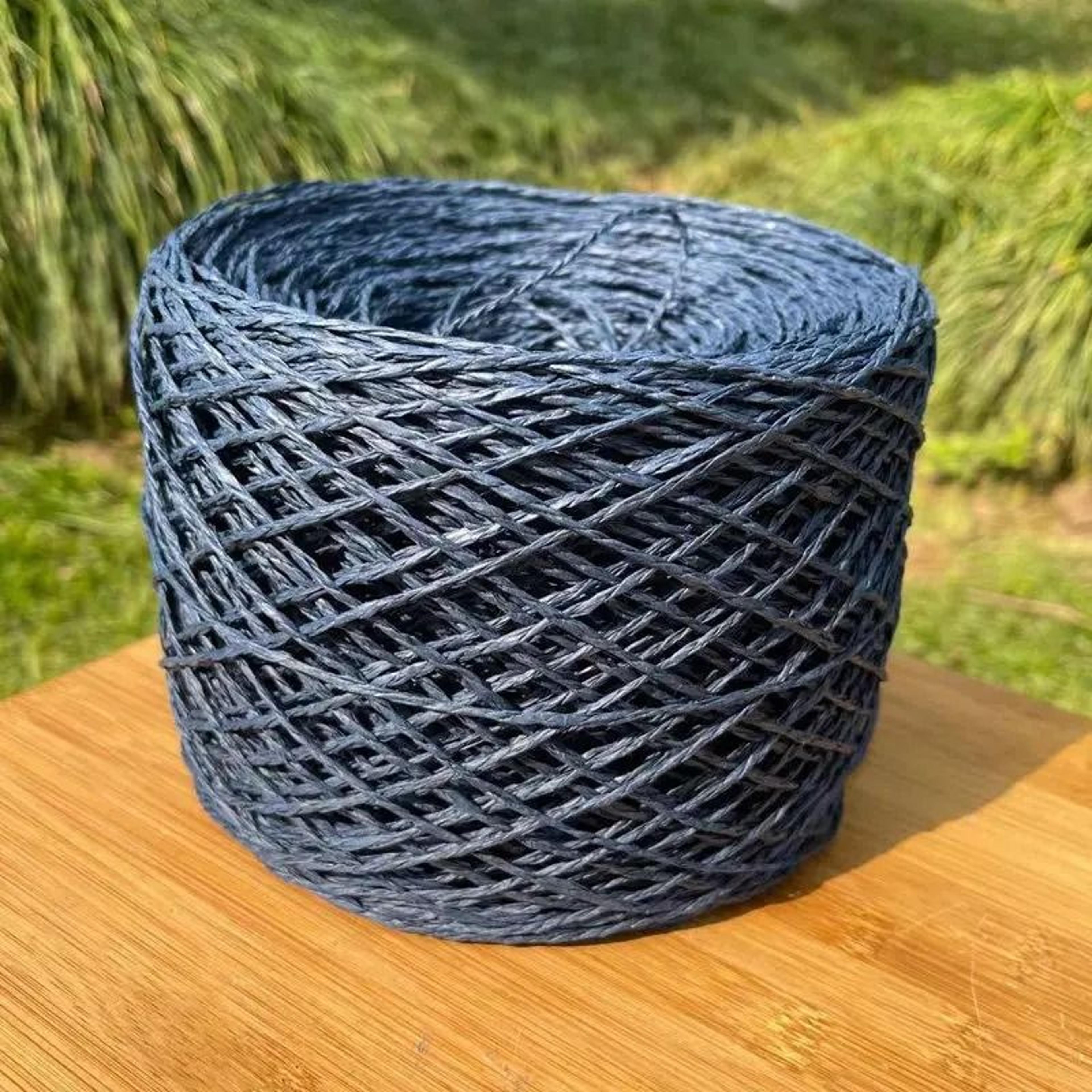 Chunky Paper Raffia Yarn For Crochet Knitting Bags Hats And DIY Crafts 18