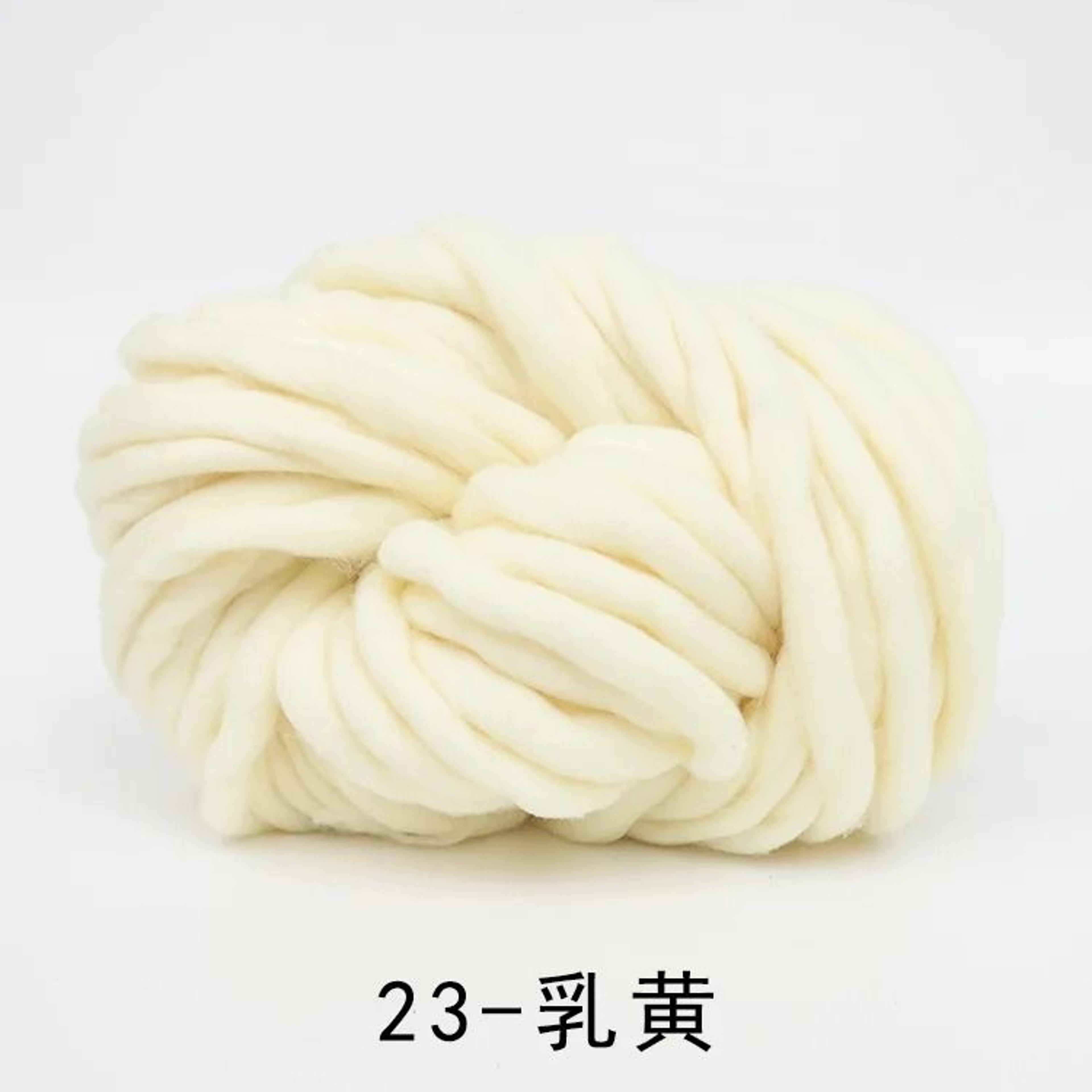 Natural Merino Wool Chunky Yarn For Knitting Crochet Blankets Hats Scarves And DIY Crafts 24