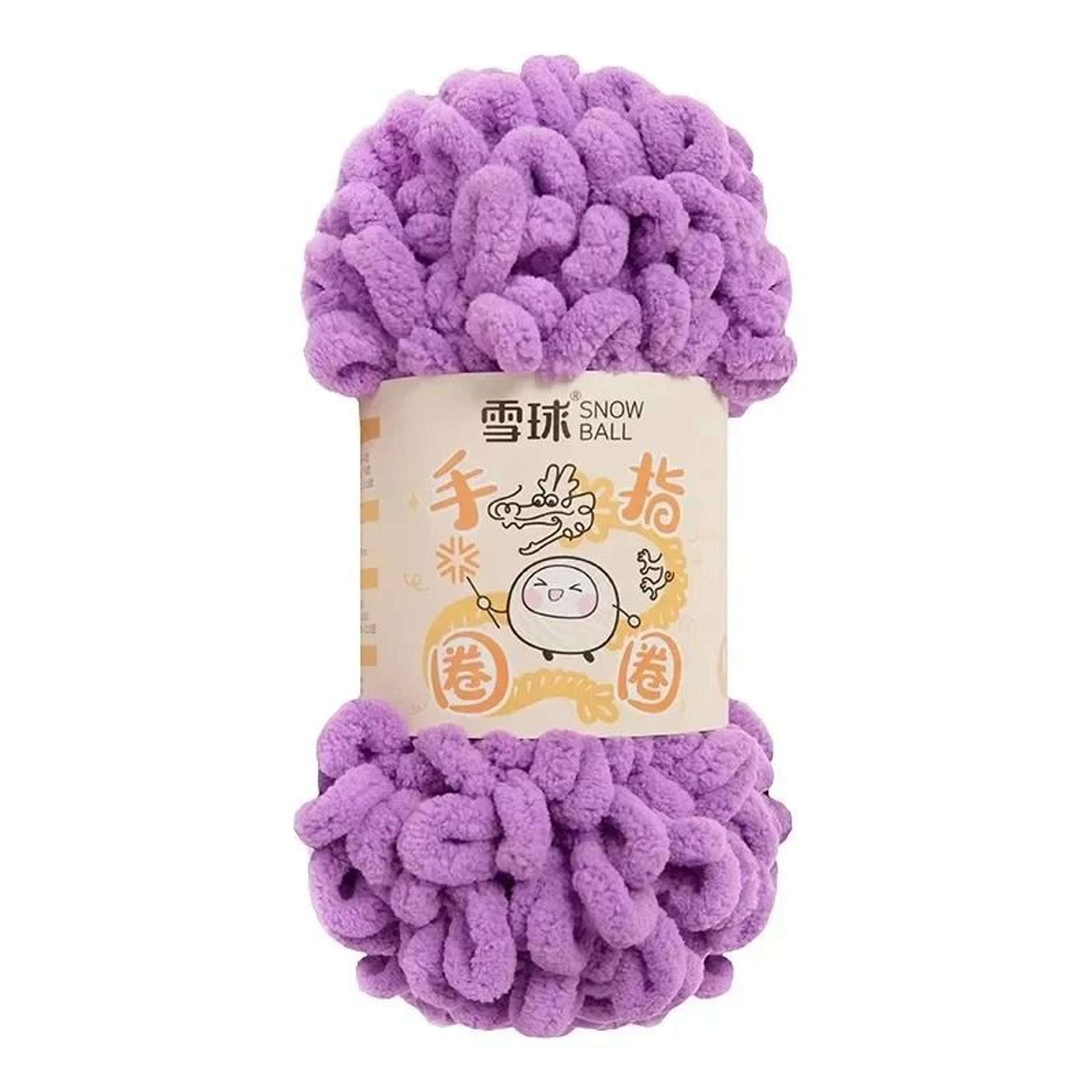 Finger Loop Puffy Yarn For Hand Knitting Blankets Pillows And DIY Crafts 19