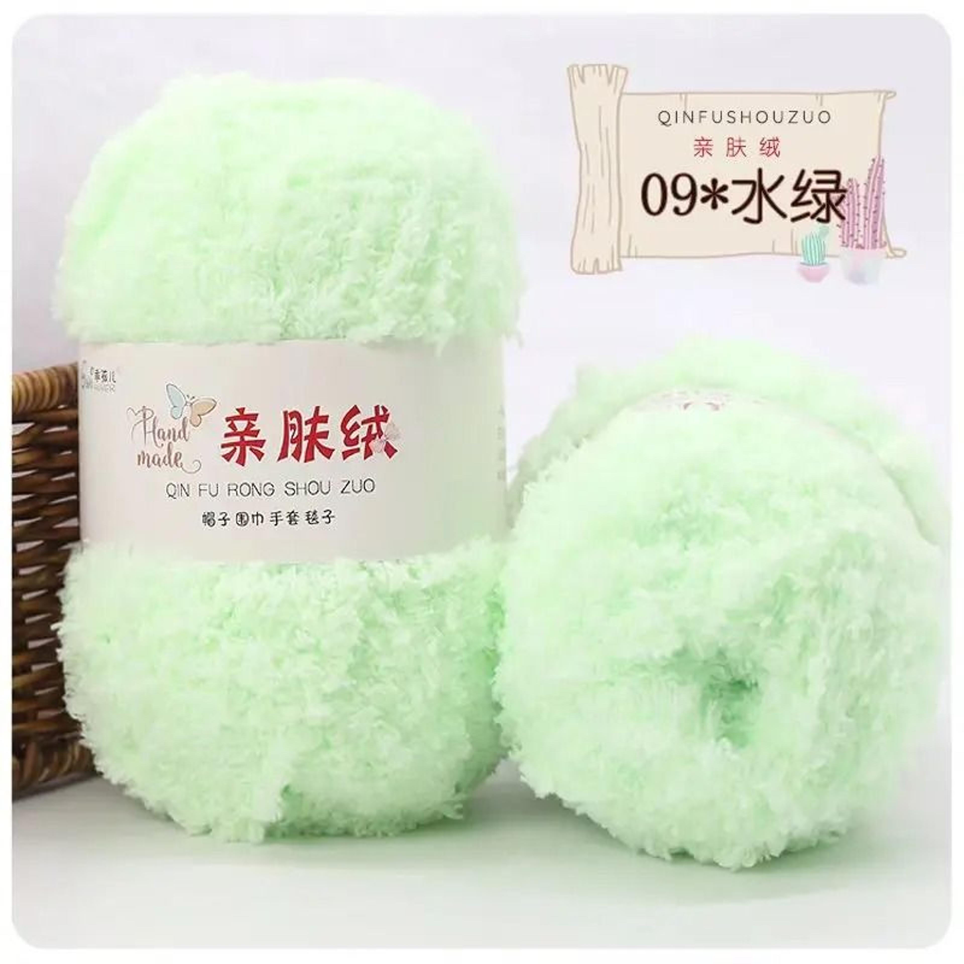 18 Oz Chenille Plush Chunky Yarn For Knitting Crochet Blankets Sweaters And DIY Crafts 15