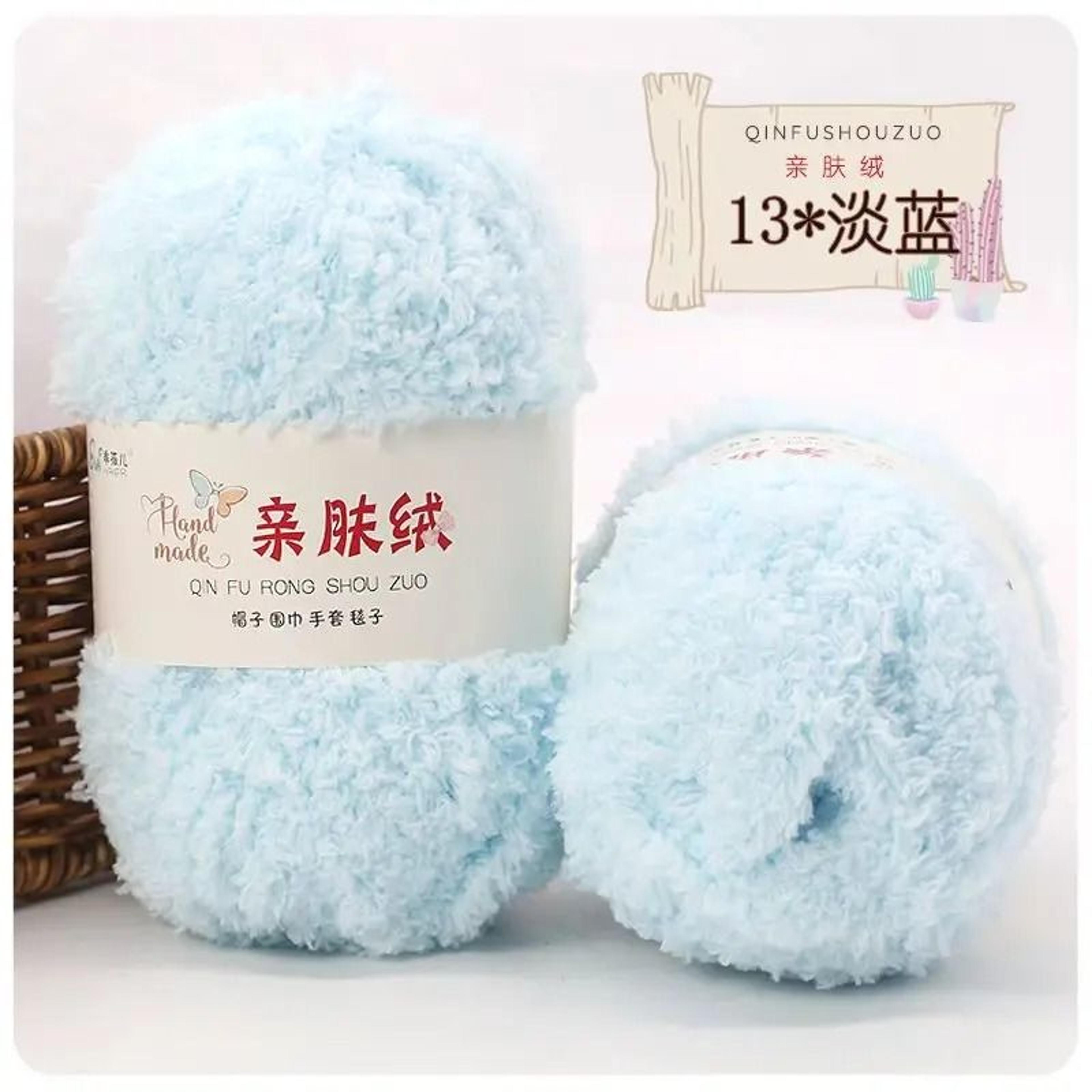 18 Oz Chenille Plush Chunky Yarn For Knitting Crochet Blankets Sweaters And DIY Crafts 19