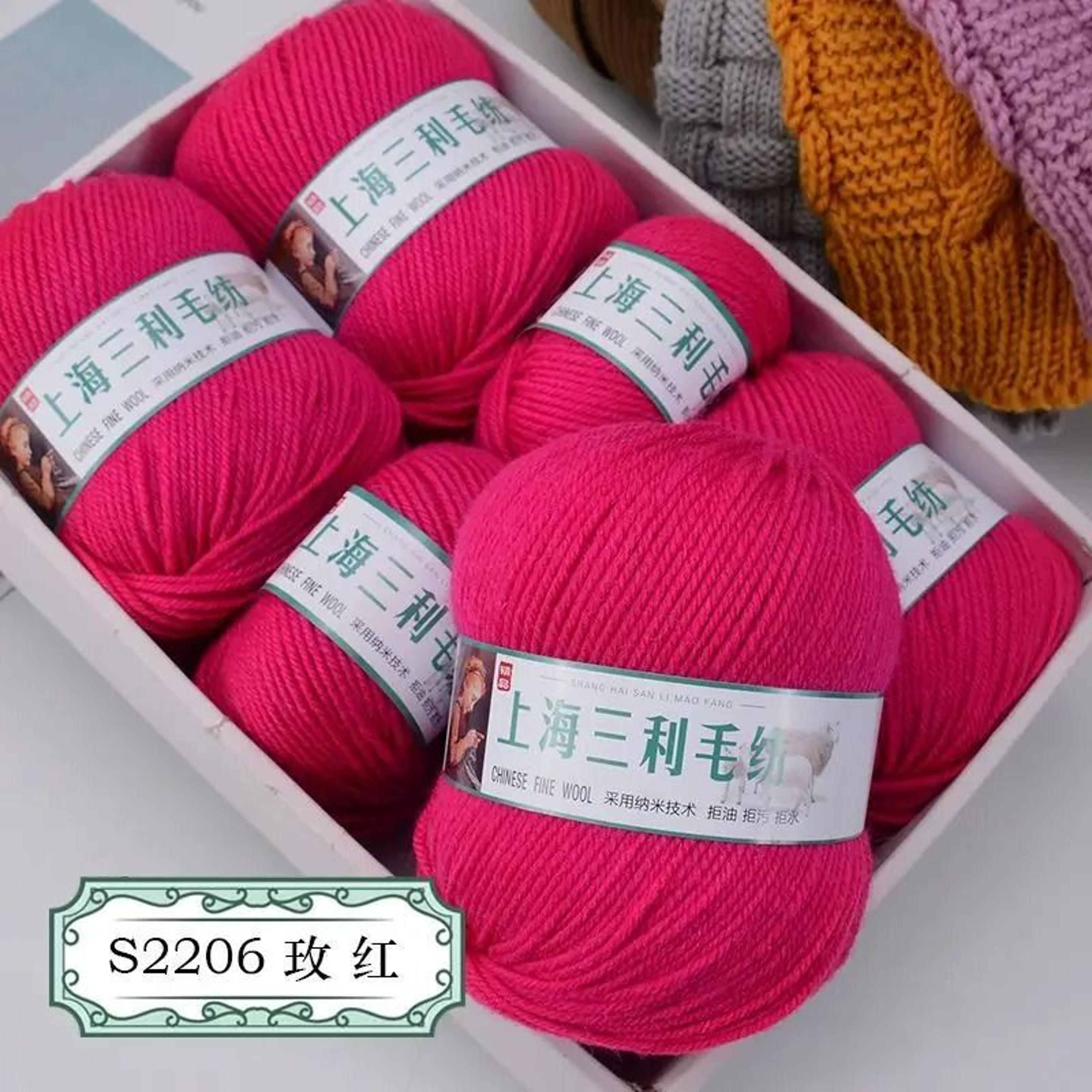 500g Thick Wool Yarn Set For Hand Knitting Crochet Soft Bulky Yarn For Sweaters Scarves Hats And Bl 13