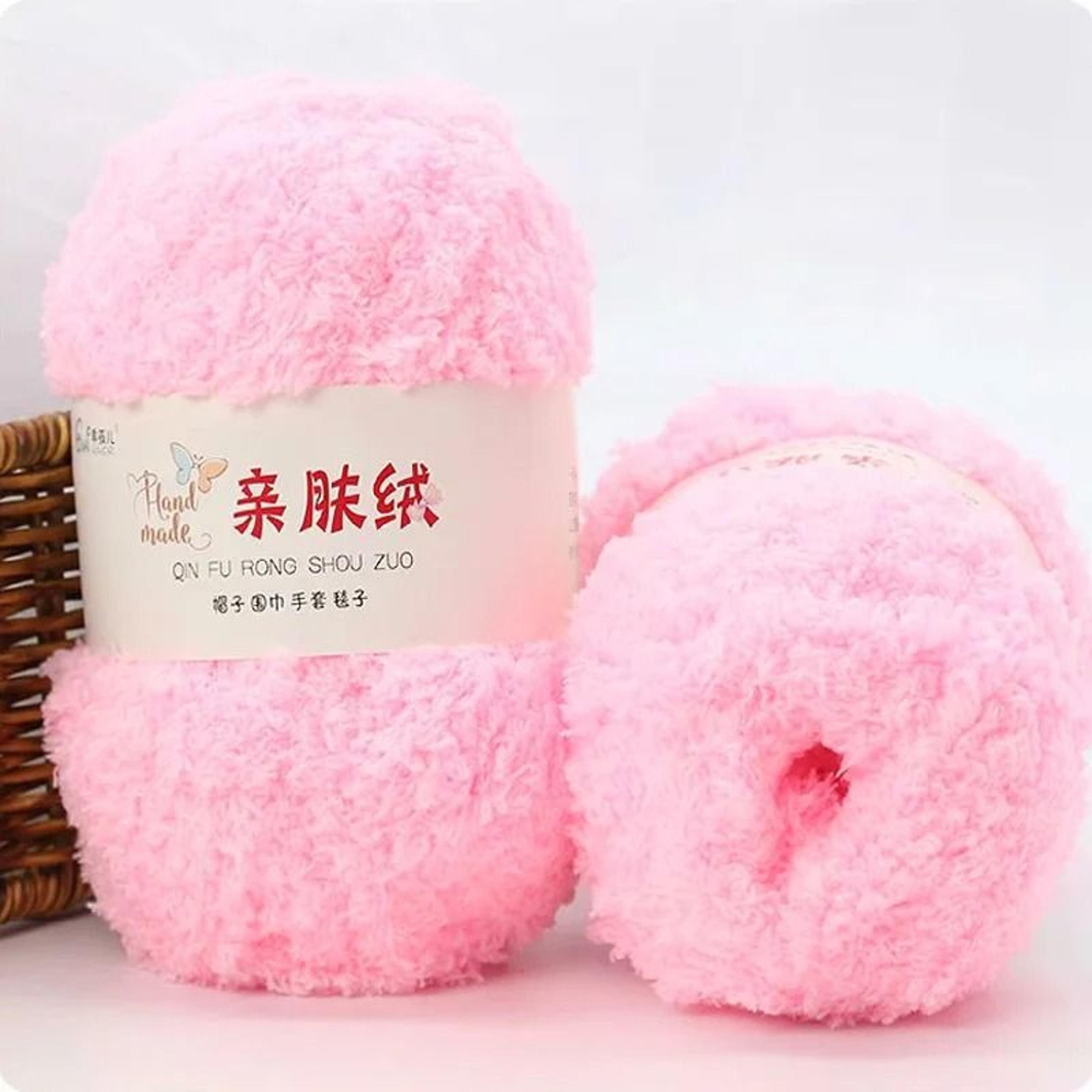 50g Soft Coral Velvet Chenille Yarn 3 Strand Knitting Crochet Yarn For Hats Dolls Bags And Scarves 11
