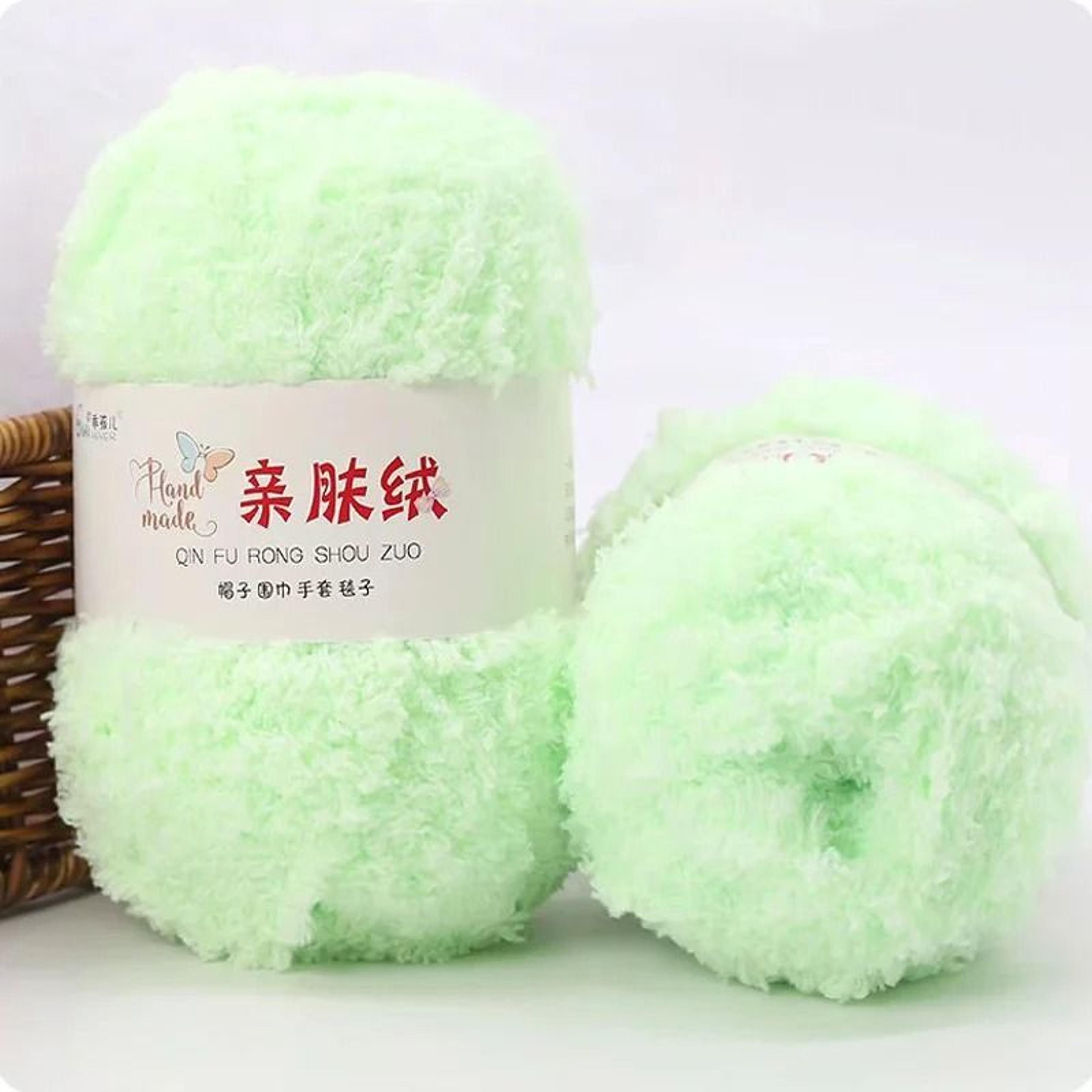 50g Soft Coral Velvet Chenille Yarn 3 Strand Knitting Crochet Yarn For Hats Dolls Bags And Scarves 16