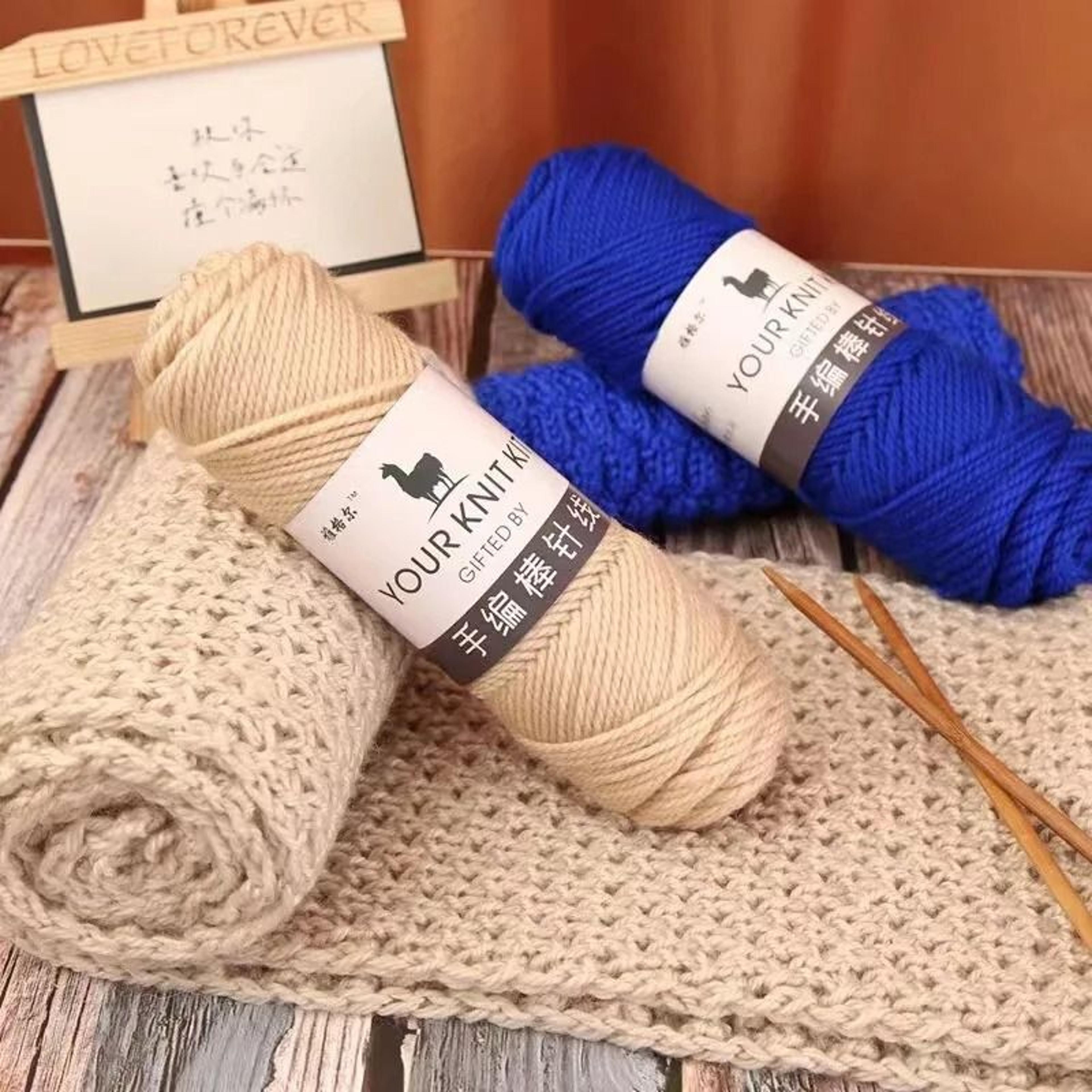 Soft Alpaca Chunky Wool Yarn For Hand Knitting  Crochet 35 Oz 3