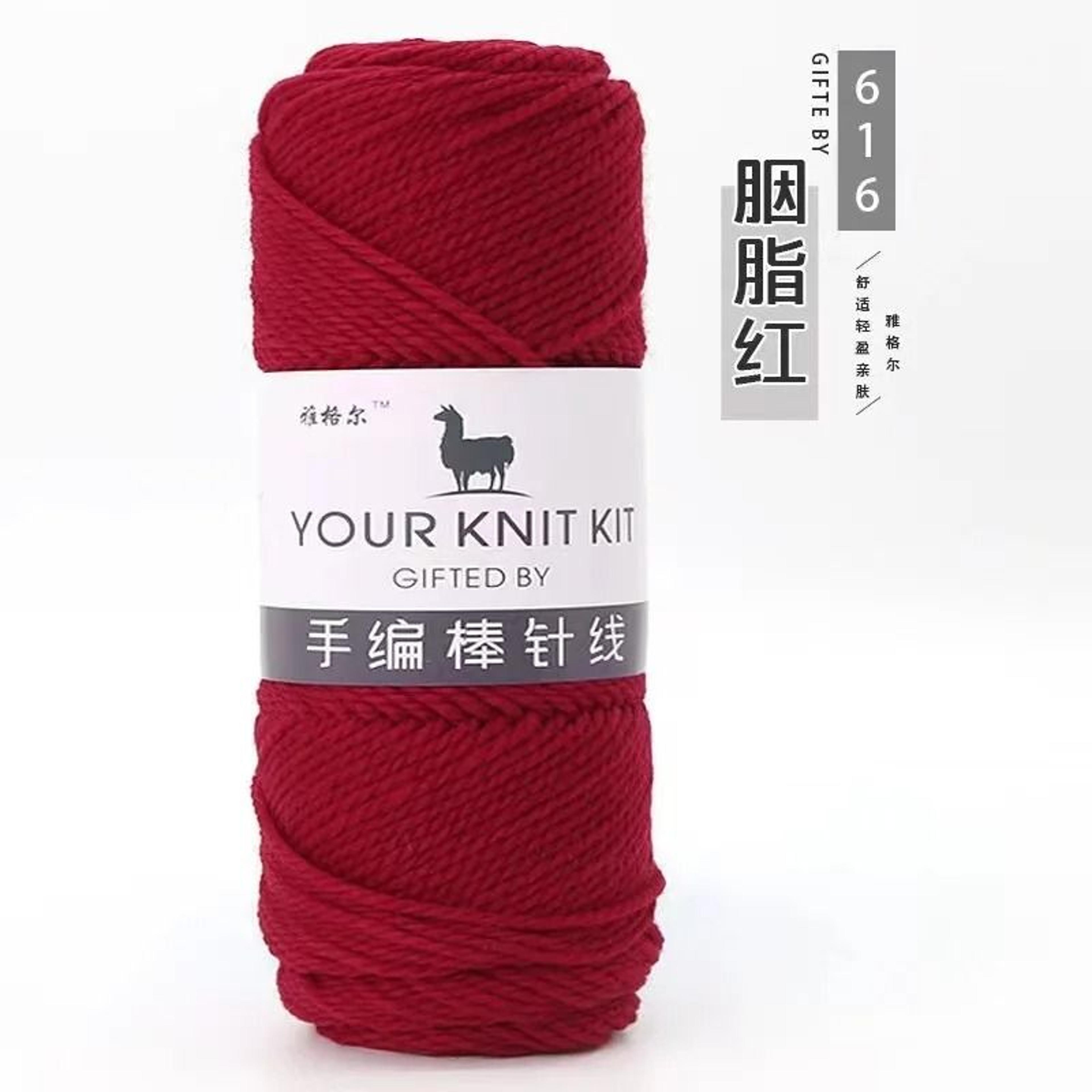 Soft Alpaca Chunky Wool Yarn For Hand Knitting  Crochet 35 Oz 22