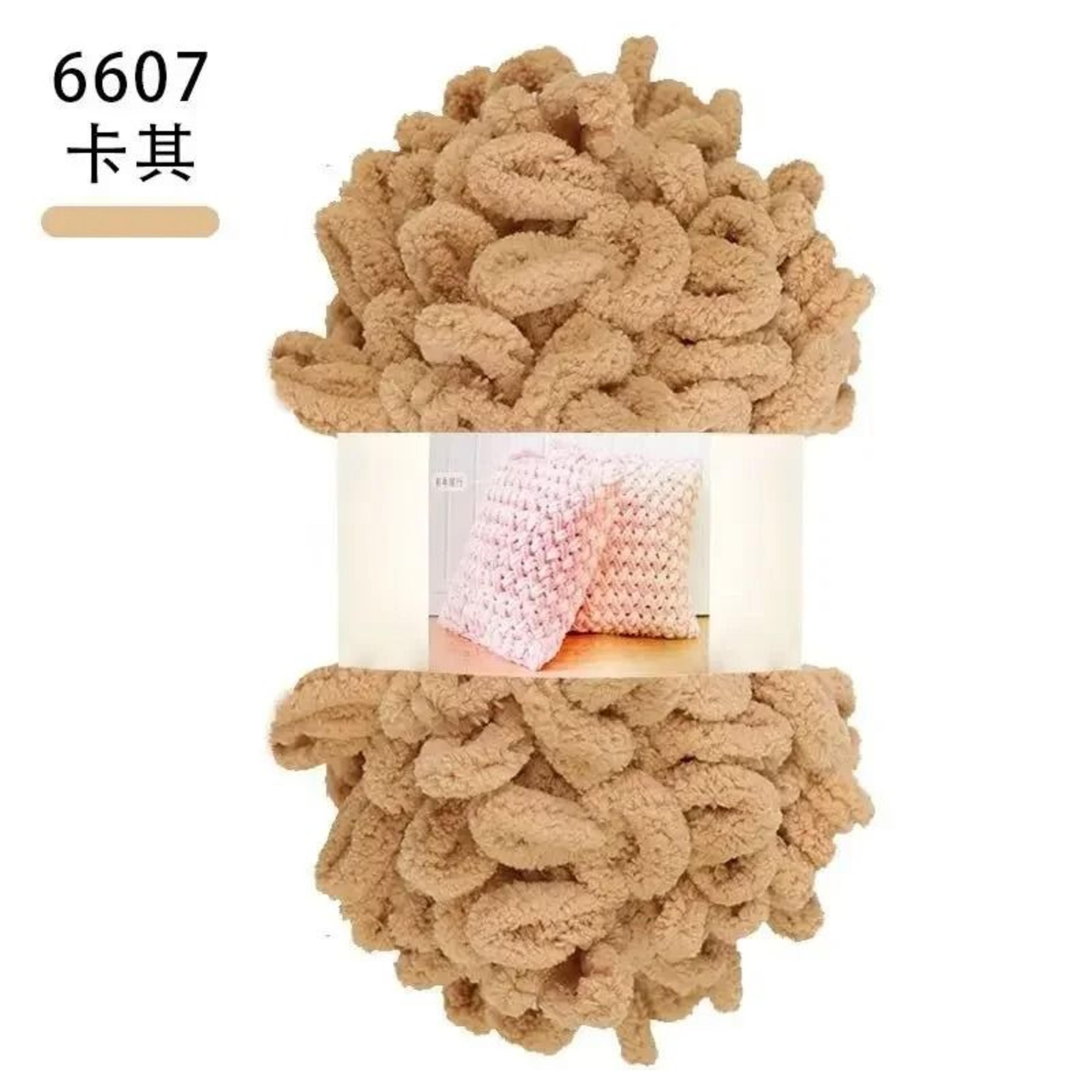 Finger Loop Puffy Chenille Chunky Yarn For Hand Knitting  Crochet 35 Oz 11