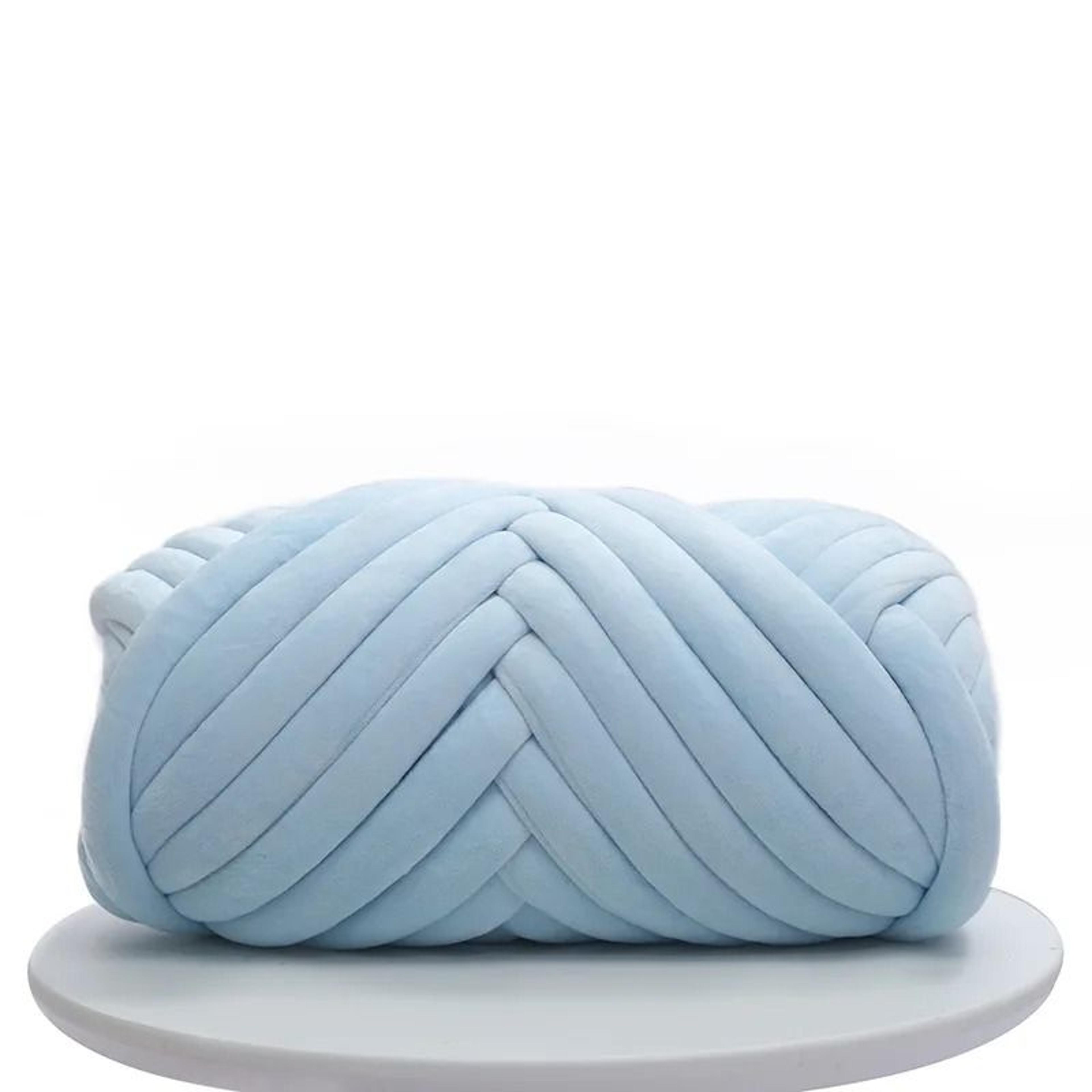 Ultra Soft Chunky Velvet Tube Yarn 250g Jumbo Tubular Yarn For Arm Knitting Crochet Blankets Pillow 22