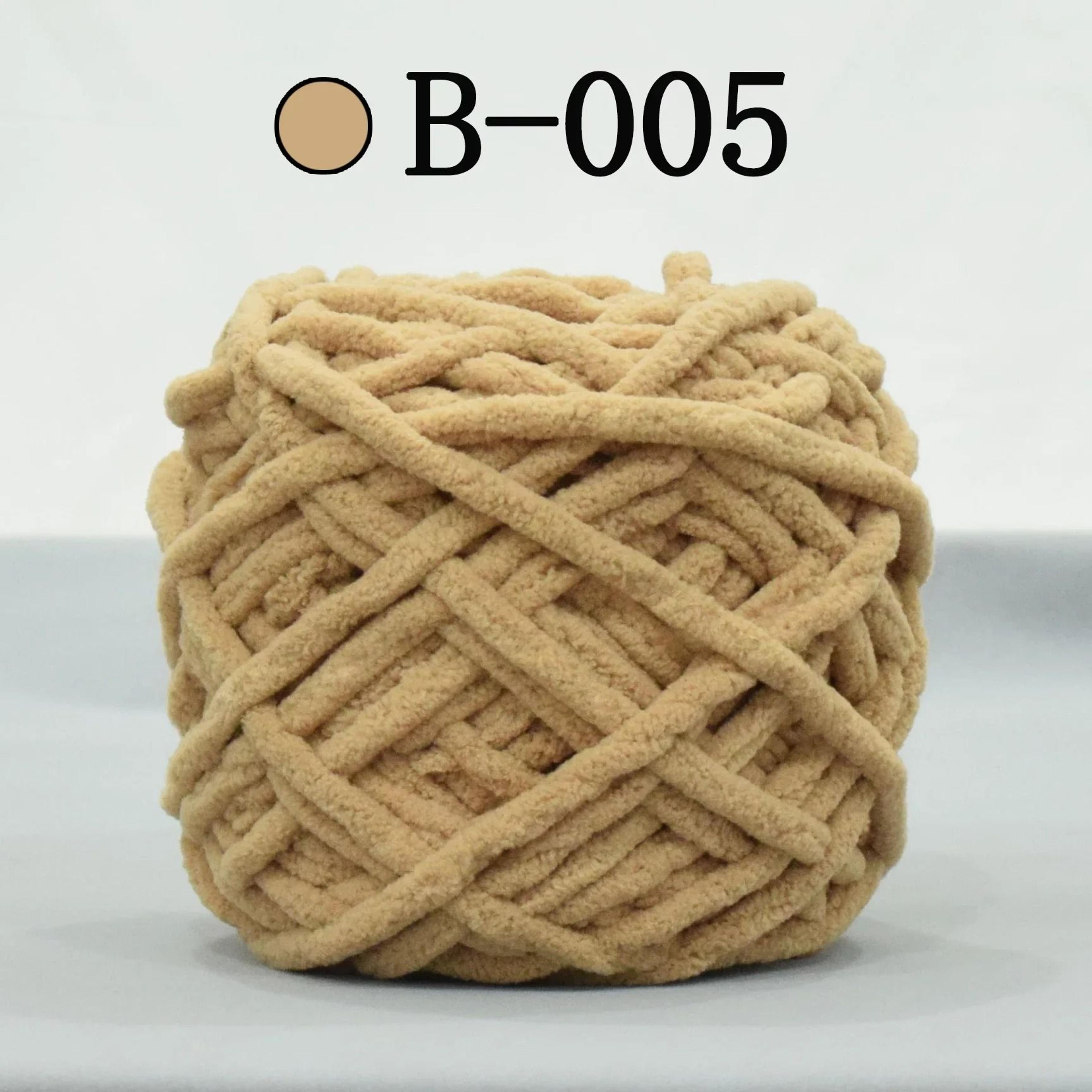 Super Soft Milk Cotton Chenille Yarn 100g Chunky Polyester Blend Yarn For Knitting Crochet Hats Sca 12