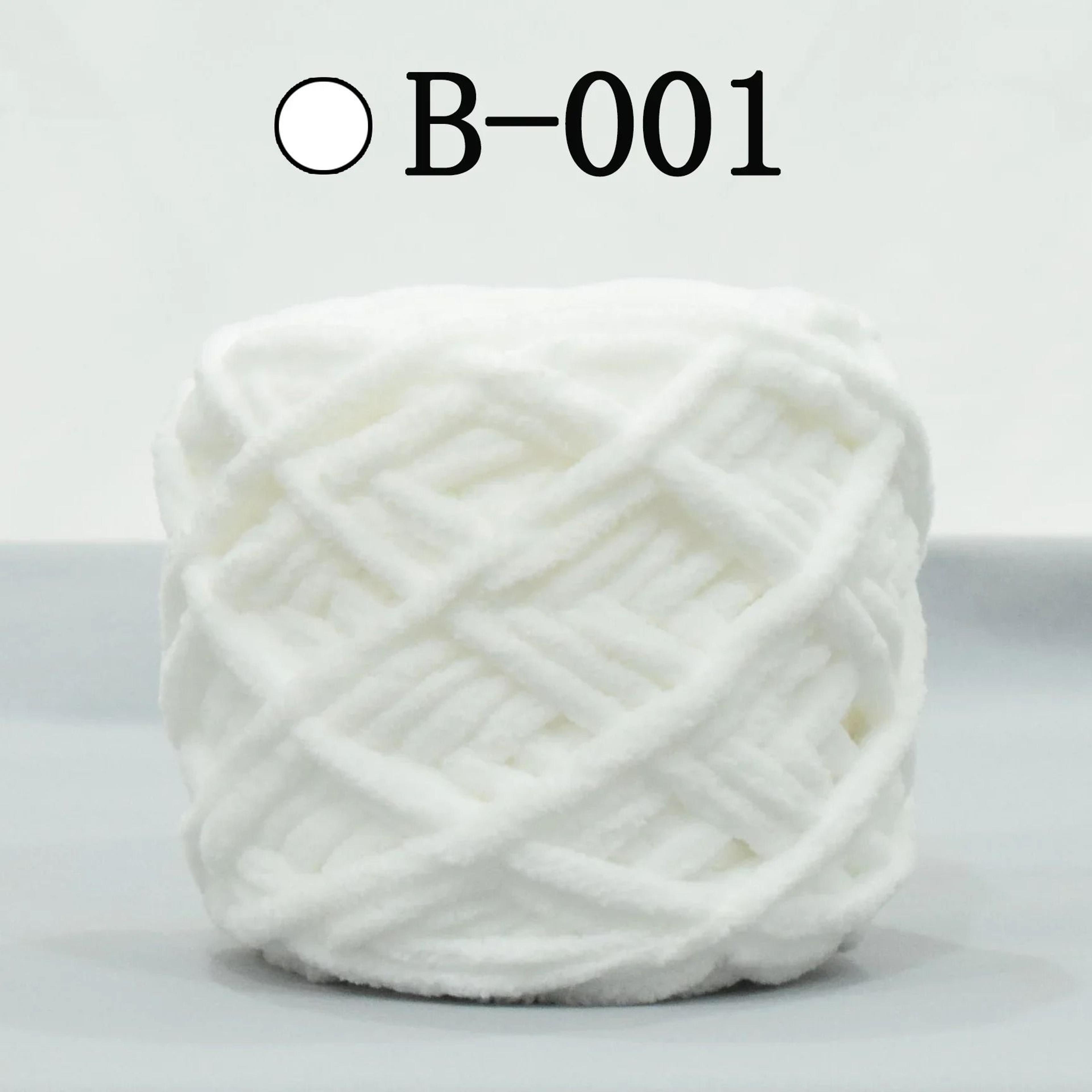Super Soft Milk Cotton Chenille Yarn 100g Chunky Polyester Blend Yarn For Knitting Crochet Hats Sca 8