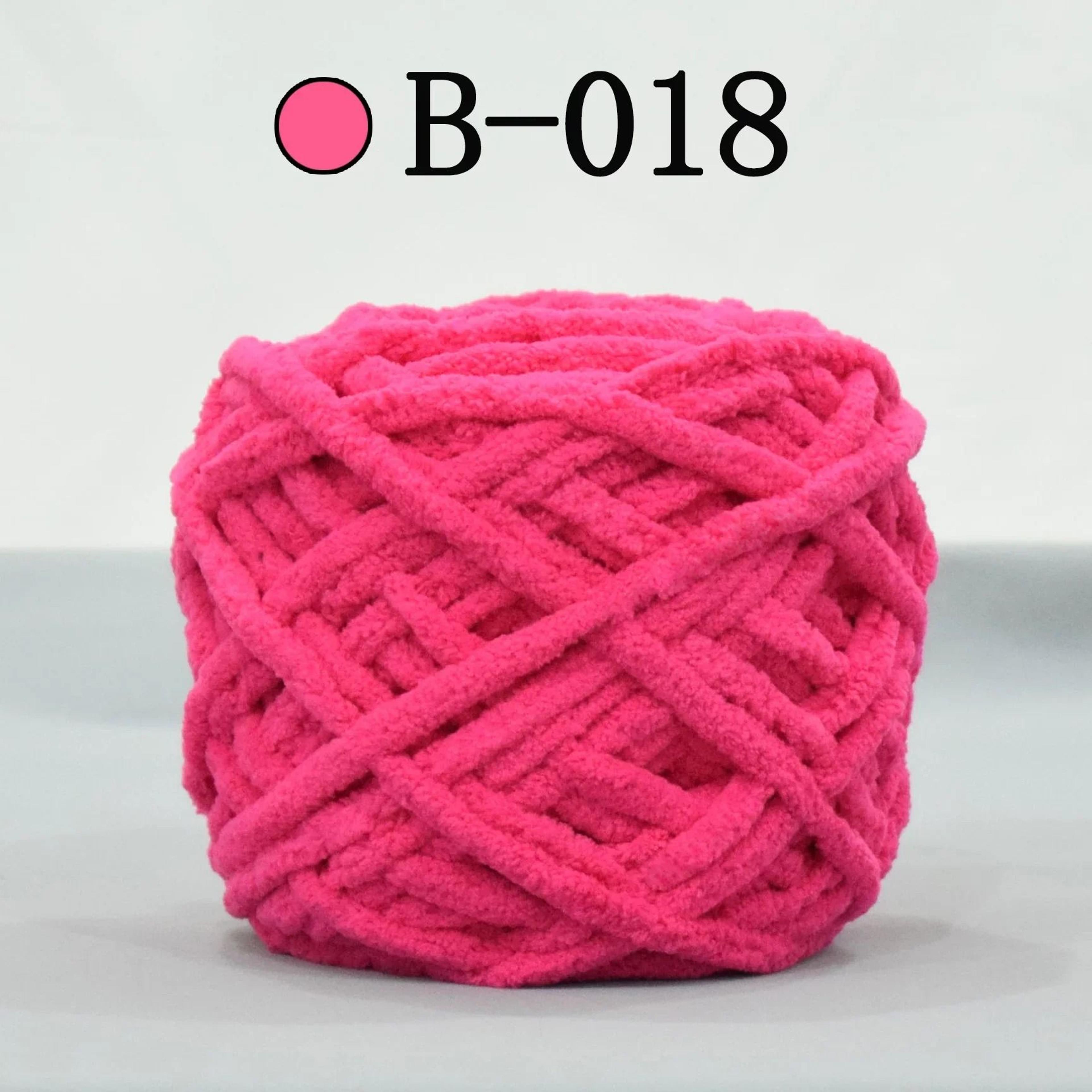 Super Soft Milk Cotton Chenille Yarn 100g Chunky Polyester Blend Yarn For Knitting Crochet Hats Sca 24