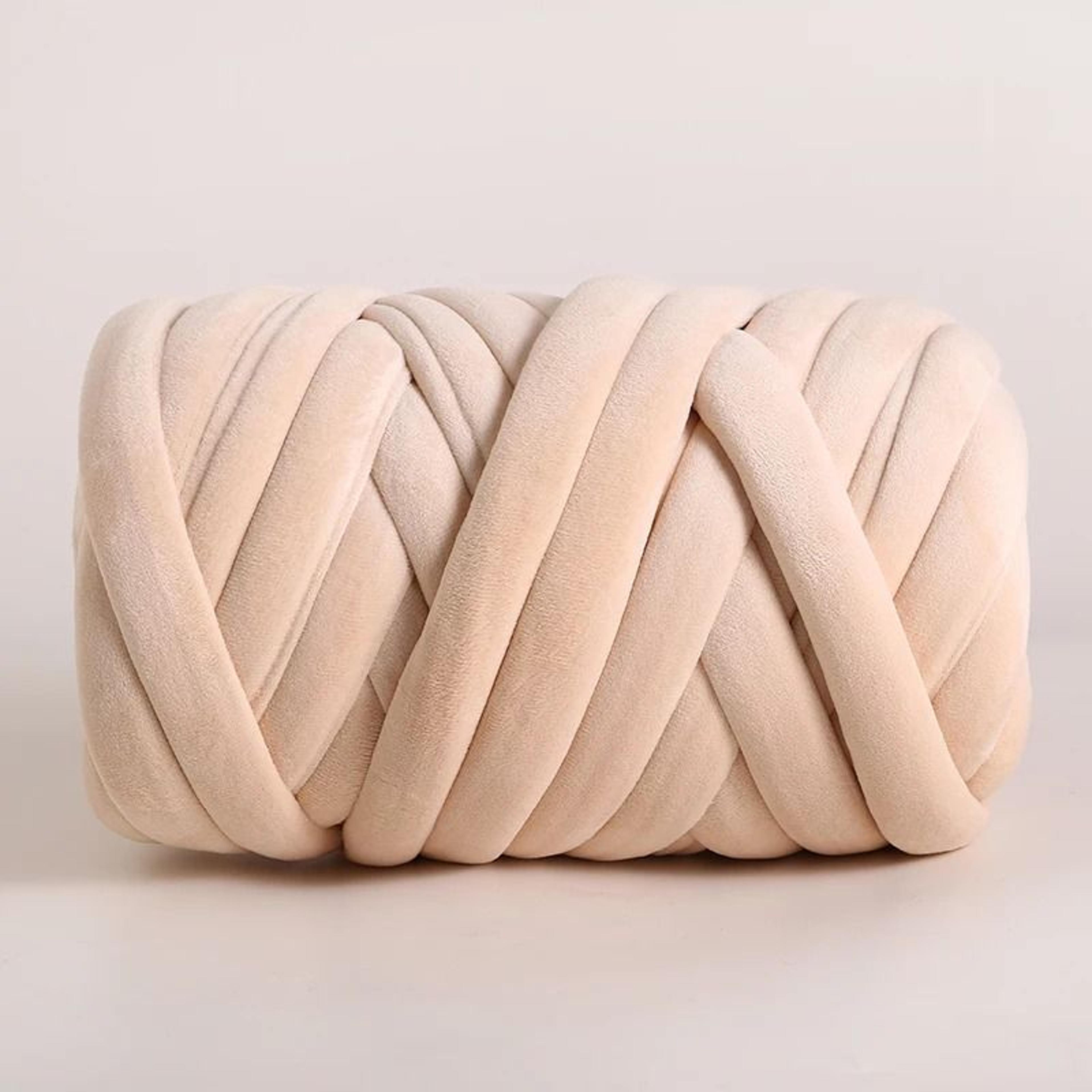 Giant Velvet Bulky Yarn For Arm Knitting  DIY Crafts 88 Oz 12