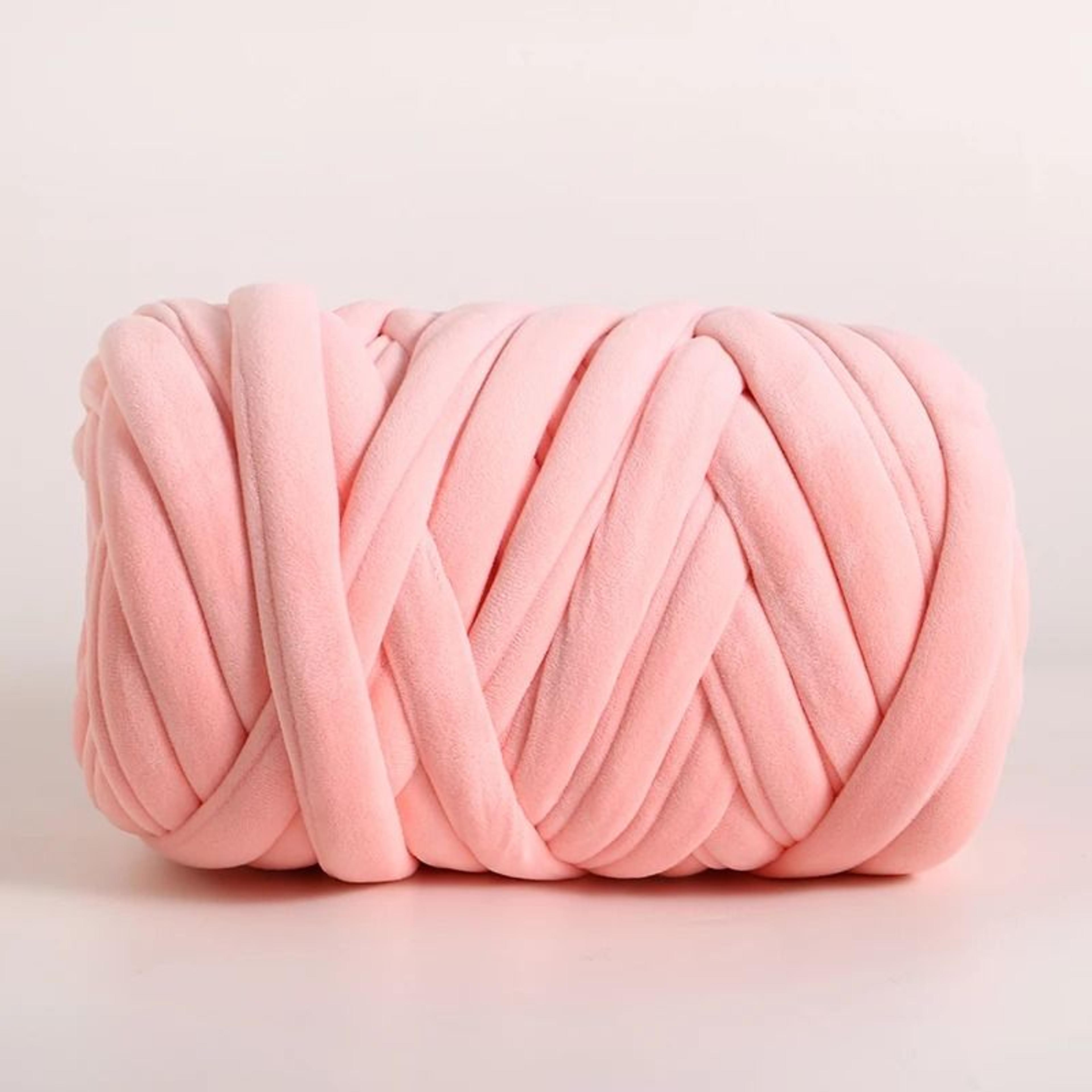 Giant Velvet Bulky Yarn For Arm Knitting  DIY Crafts 88 Oz 2