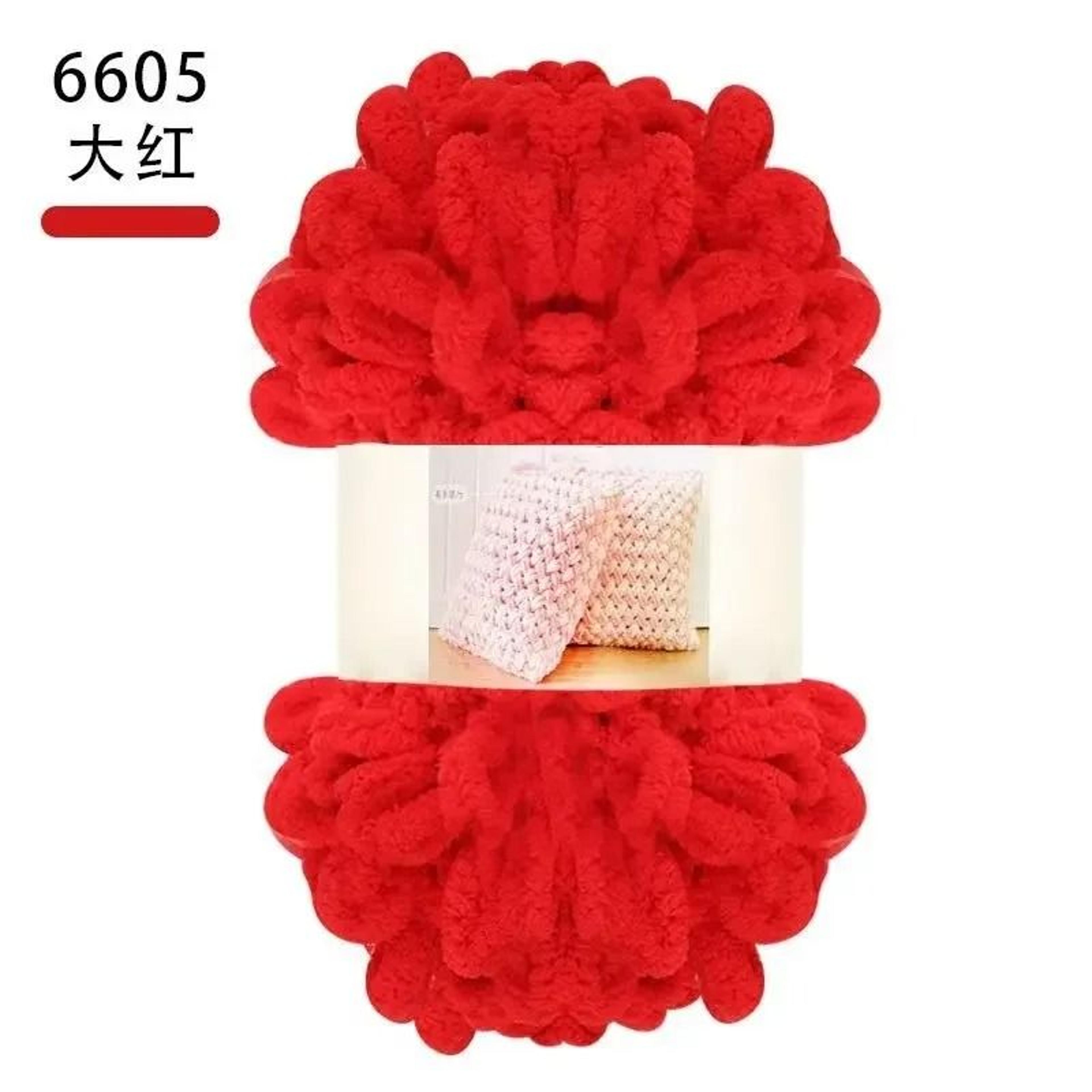 022 Lb Puffy Finger Loop Chenille Chunky Yarn For Finger Knitting Blankets Scarves And DIY Crafts 11