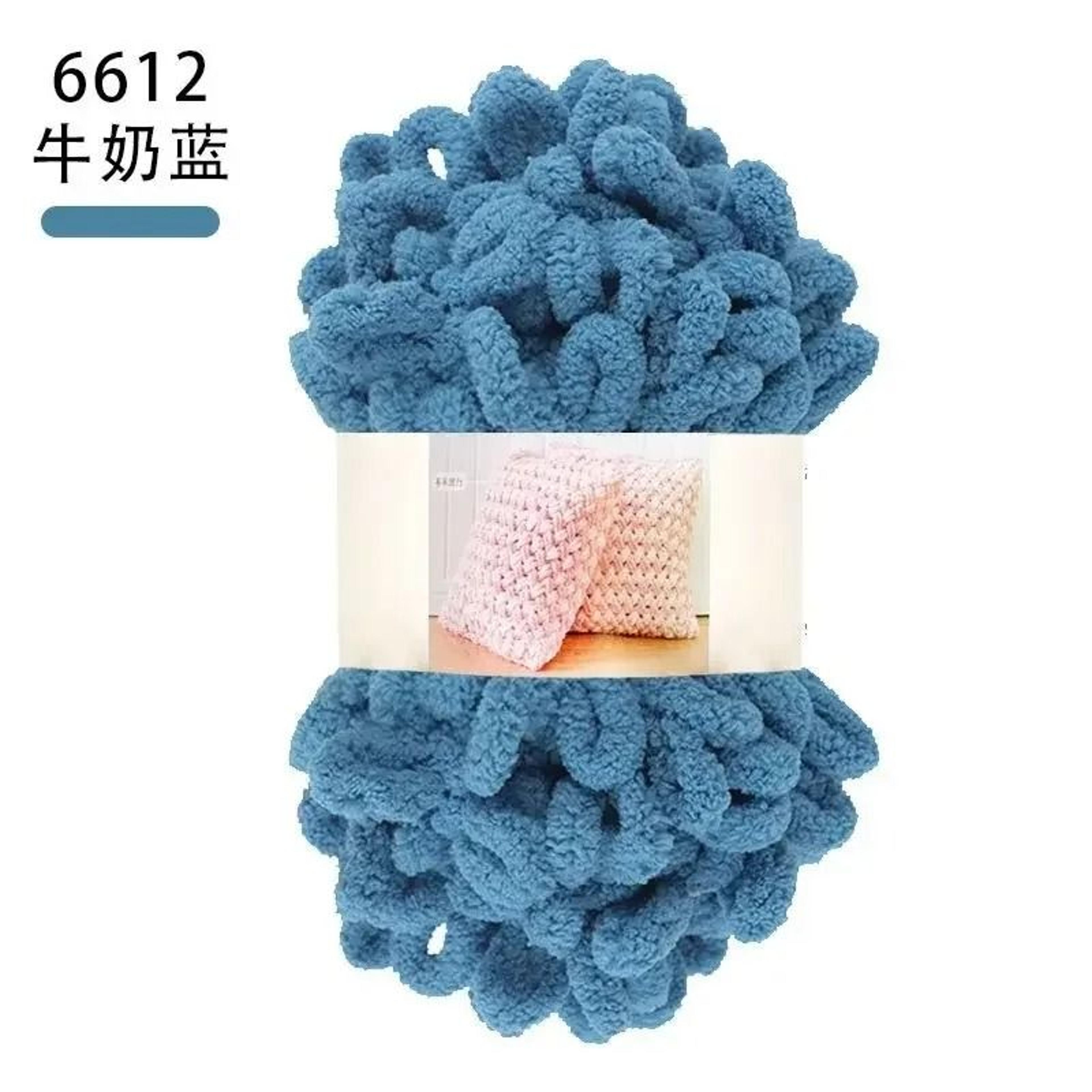 022 Lb Puffy Finger Loop Chenille Chunky Yarn For Finger Knitting Blankets Scarves And DIY Crafts 18