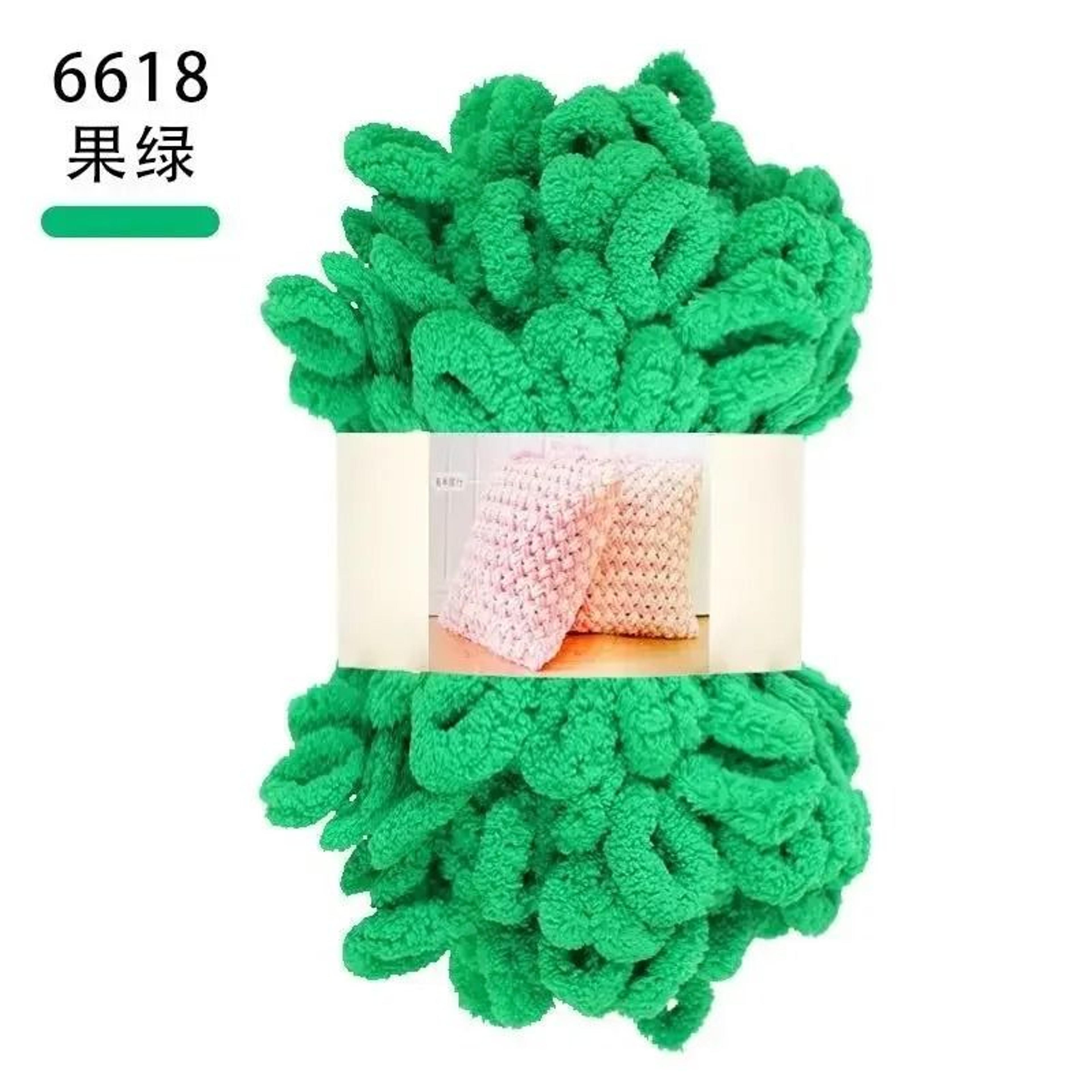 022 Lb Puffy Finger Loop Chenille Chunky Yarn For Finger Knitting Blankets Scarves And DIY Crafts 24