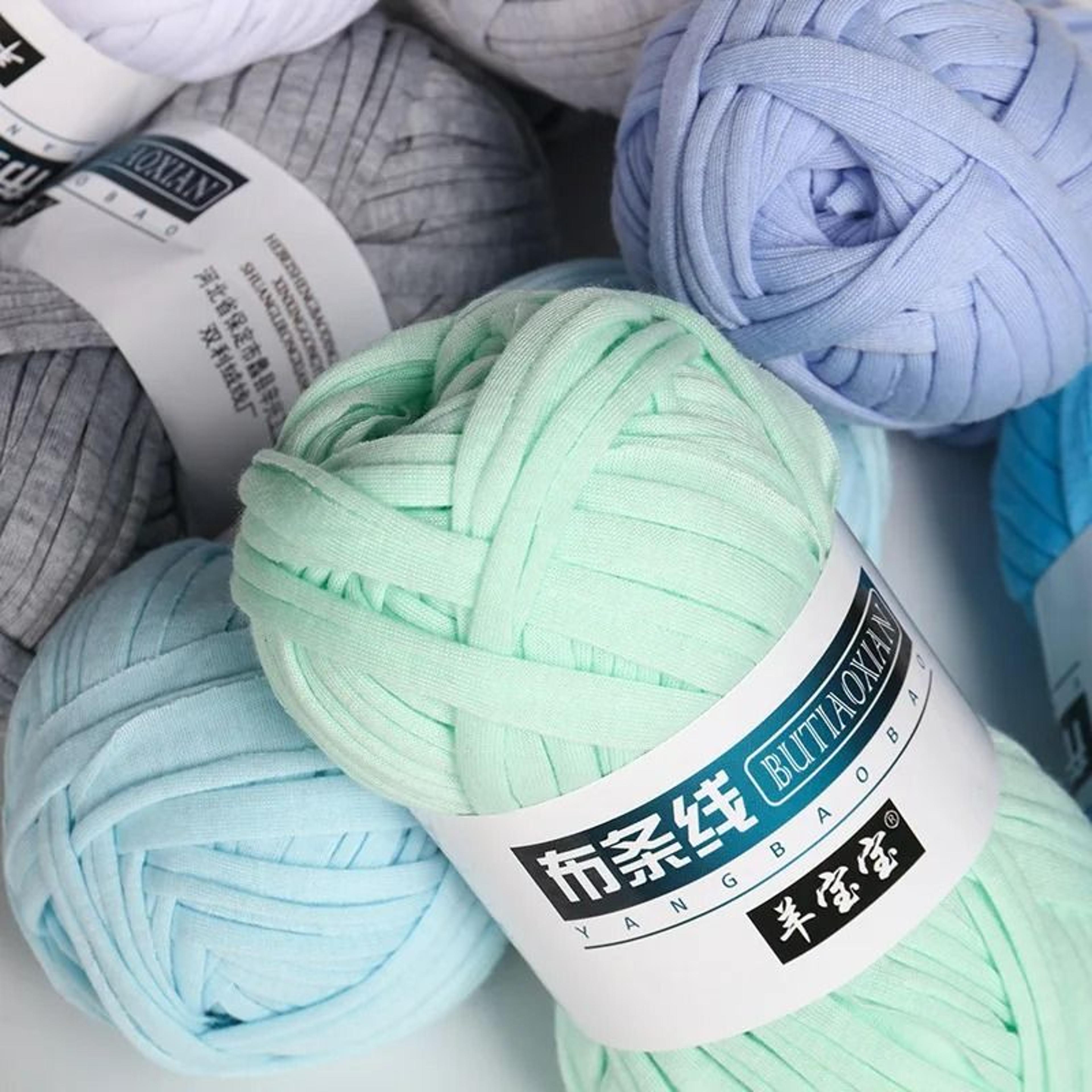 024 Lb T Shirt Crochet Yarn Thick Cotton Webbing Yarn For Bags Baskets Blankets And DIY Crafts 4