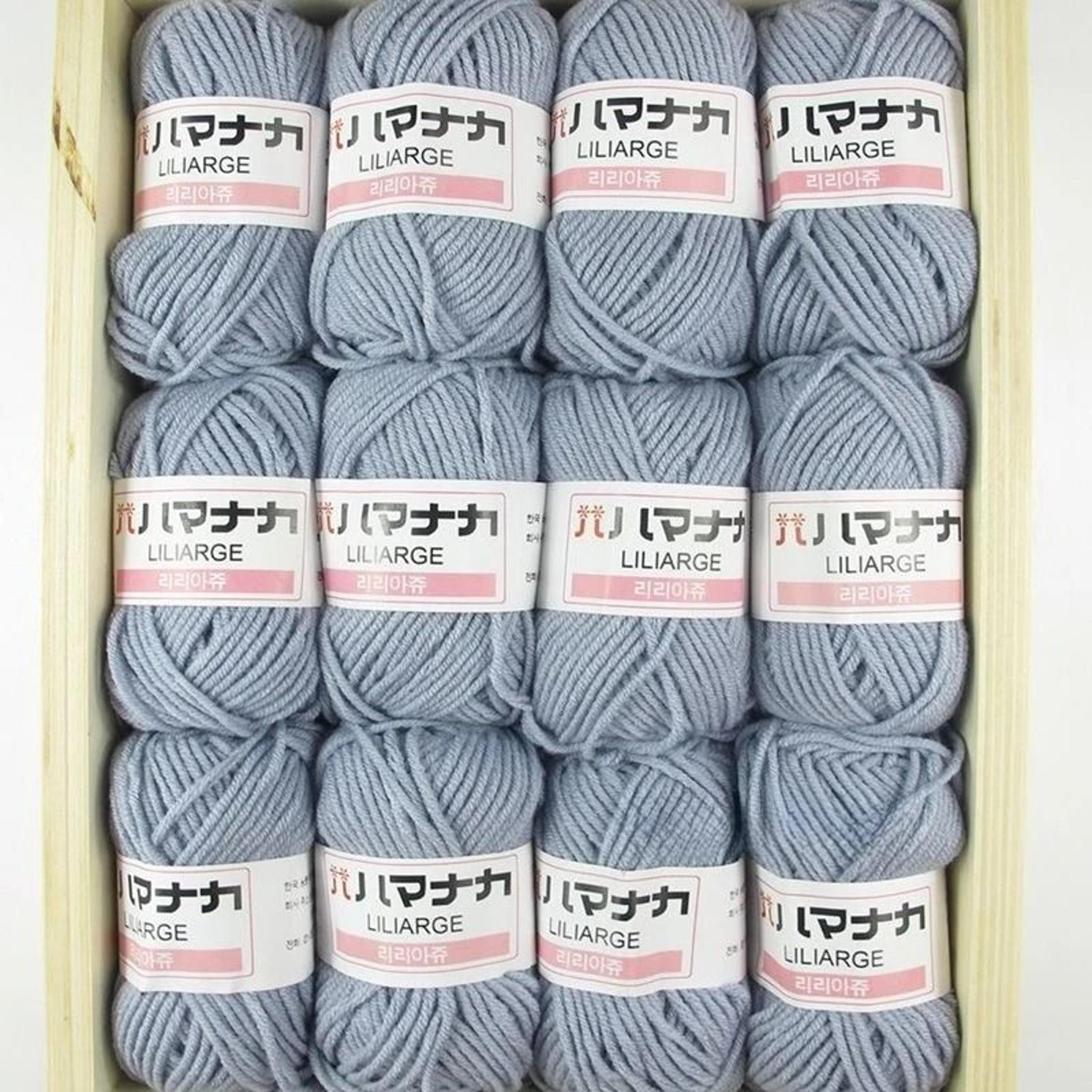 066 Lb 12 Piece Milk Cotton Yarn Set Soft Crochet Knitting Yarn For Sweaters Hats Scarves And DIY C 28
