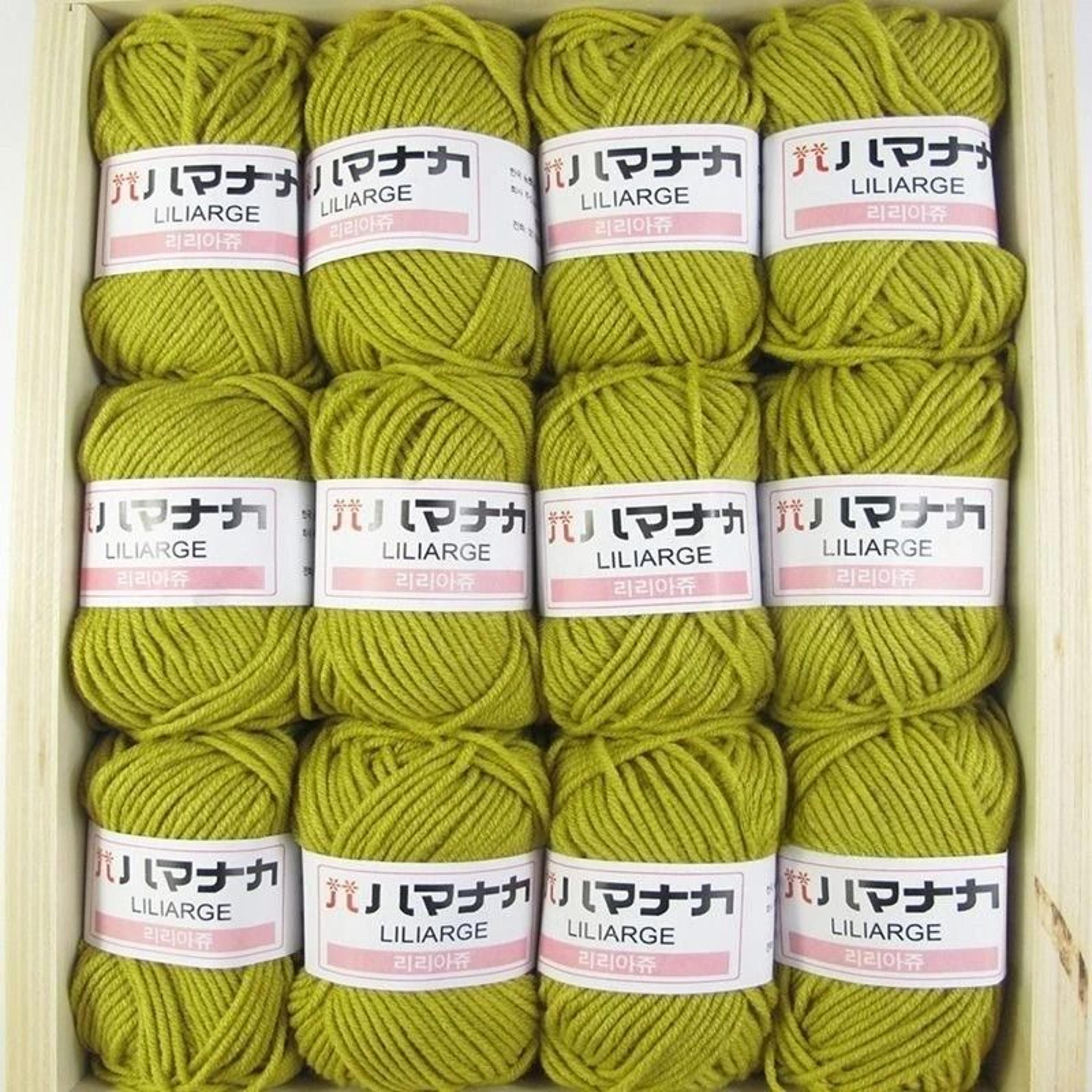 066 Lb 12 Piece Milk Cotton Yarn Set Soft Crochet Knitting Yarn For Sweaters Hats Scarves And DIY C 29