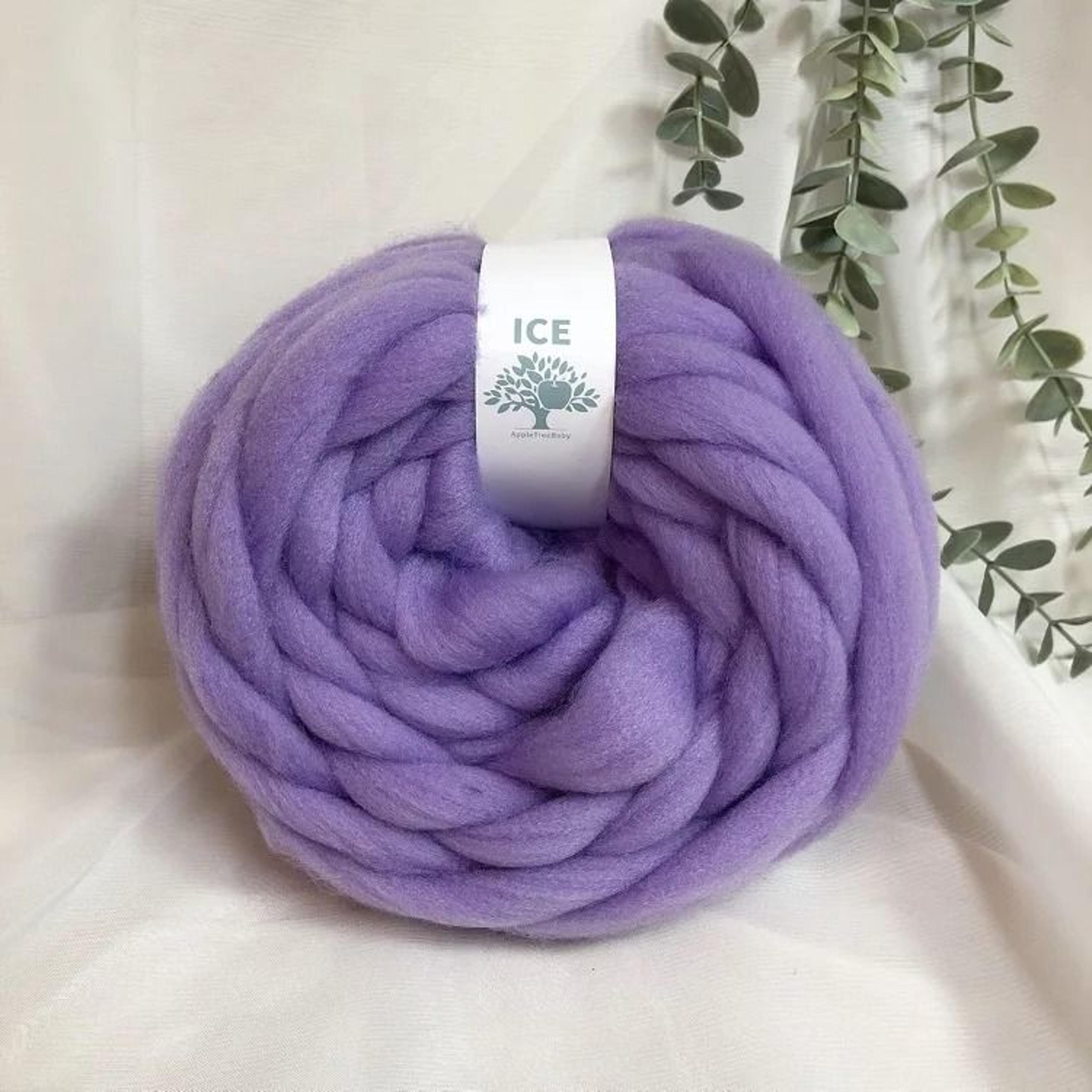 022 Lb Giant Chunky Roving Yarn Soft Icelandic Style Arm Knitting Yarn For Blankets Scarves And DIY 4