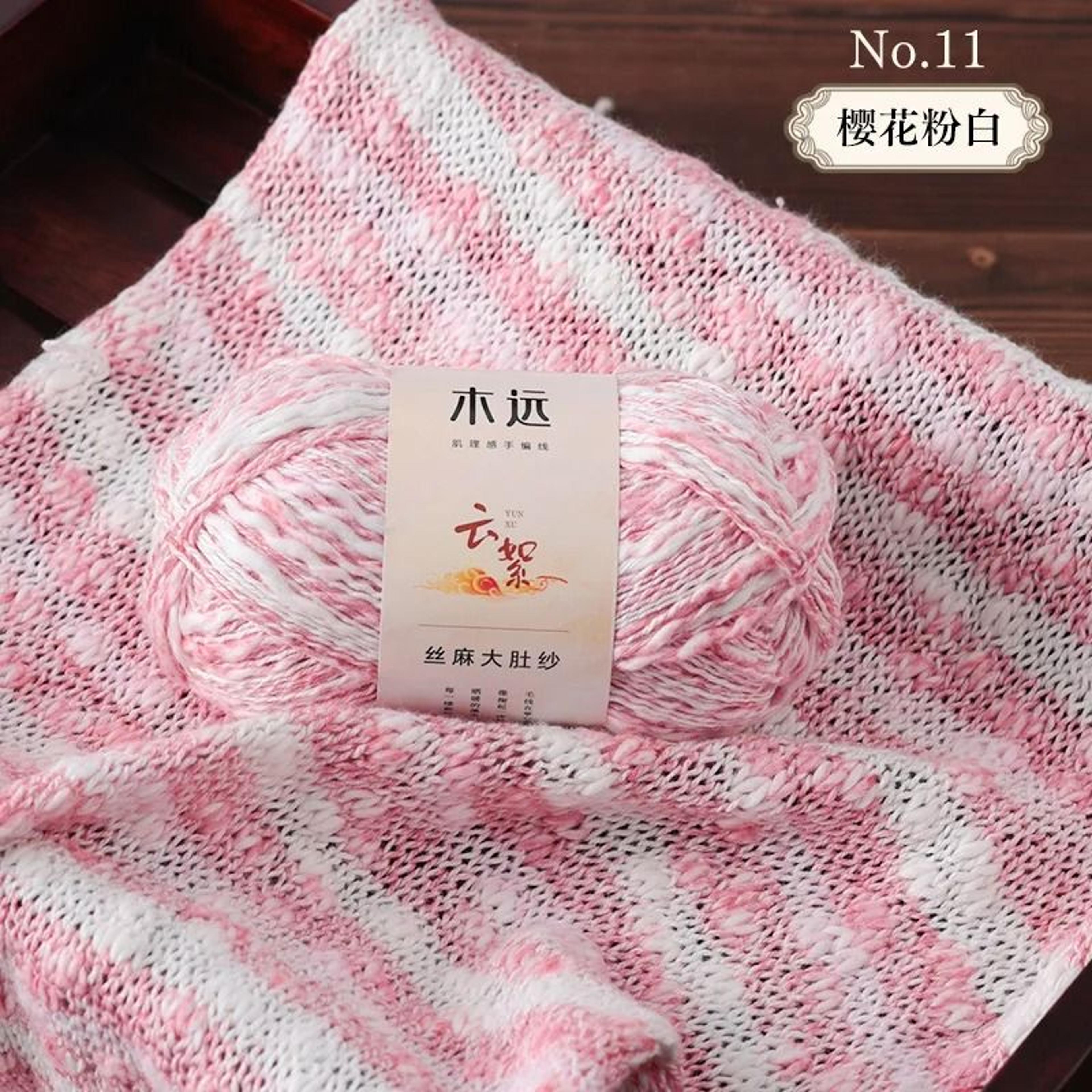 011 Lb Tencel Linen Yarn Soft Breathable Summer Crochet Knitting Yarn For Tops Shawls And DIY Craft 16