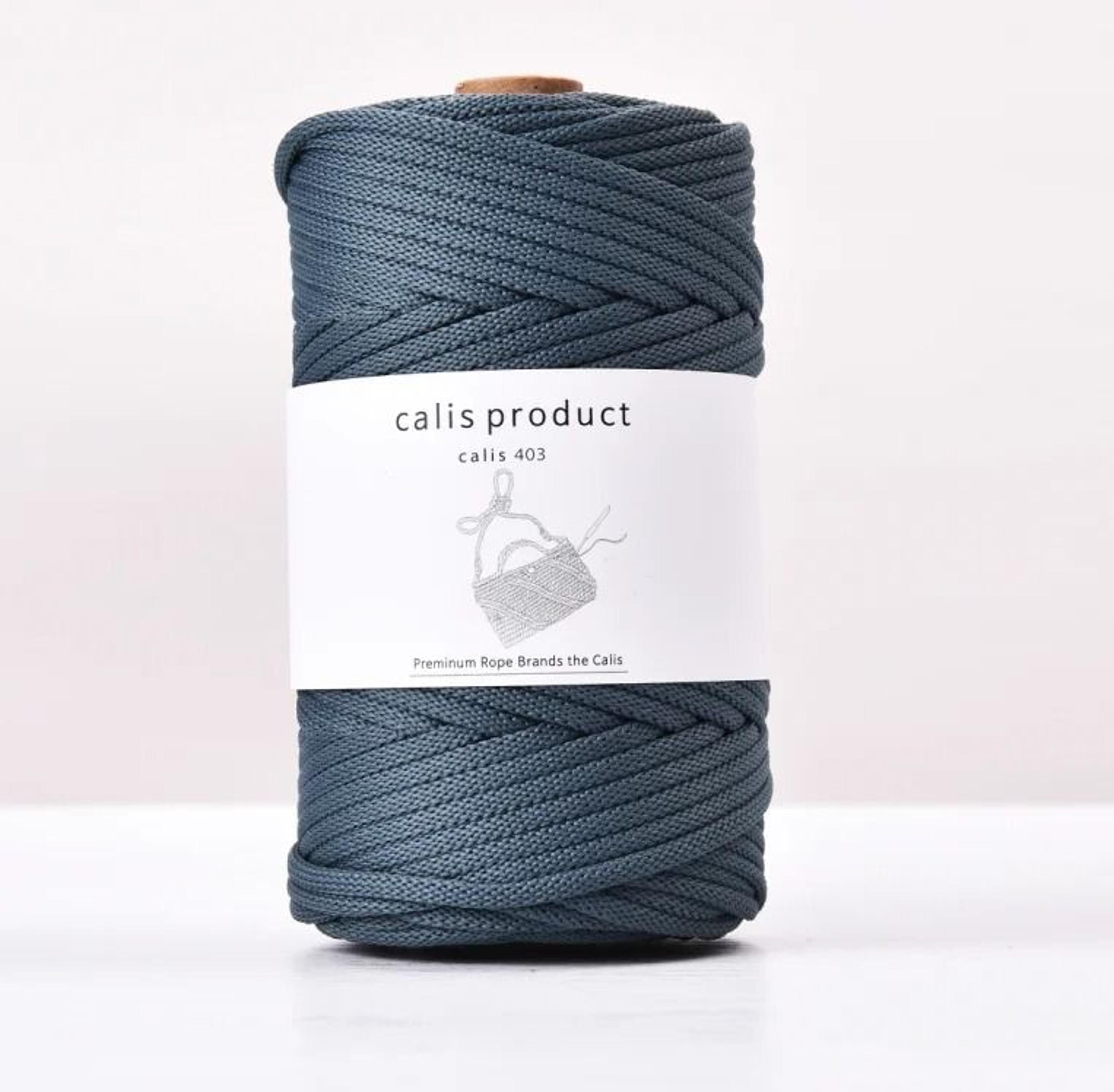 4 Mm Flat Polyester Tube Yarn 80 Yd Elastic Chunky Knitting Yarn For Bags Rugs And DIY Crafts 15