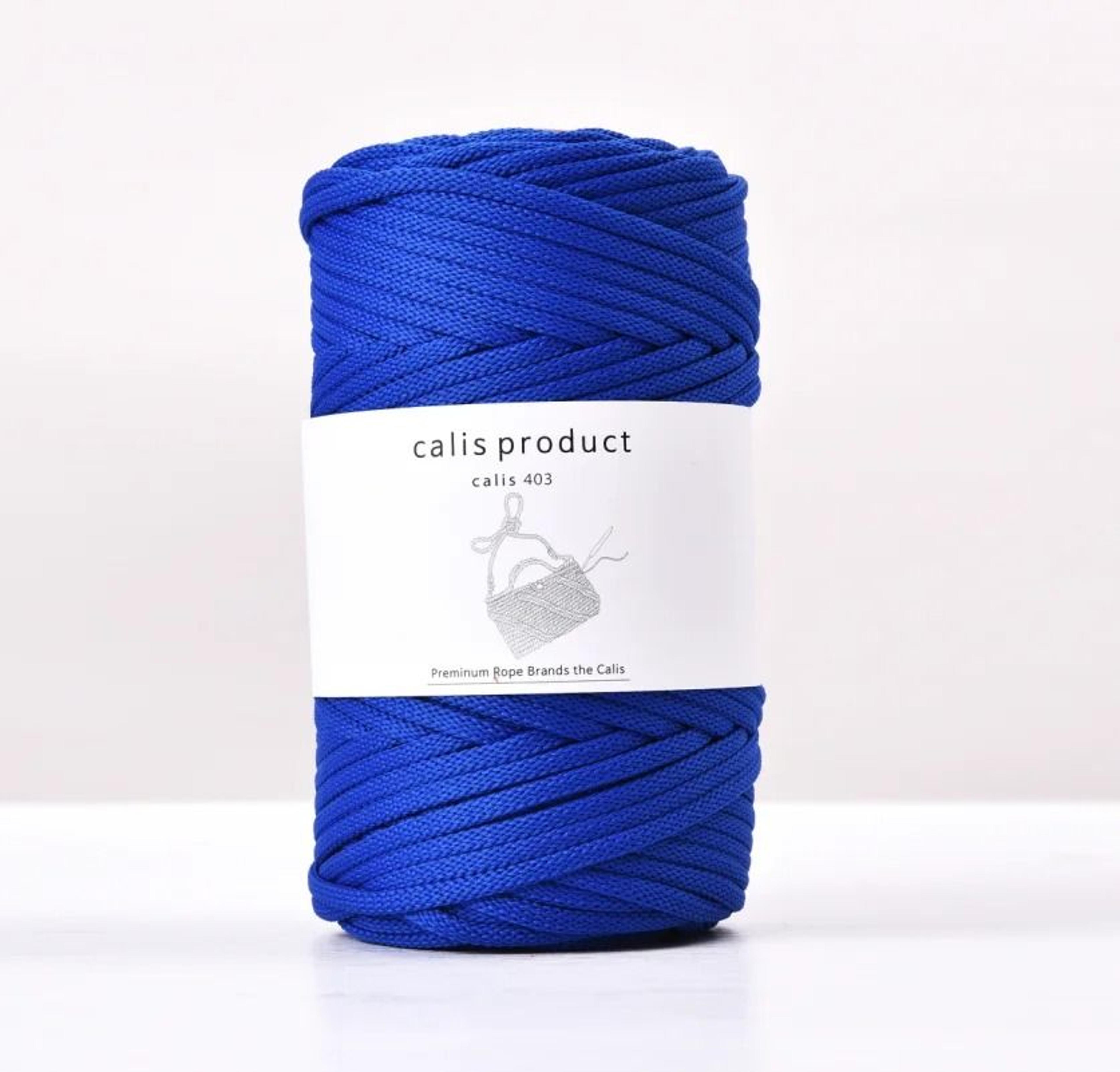 4 Mm Flat Polyester Tube Yarn 80 Yd Elastic Chunky Knitting Yarn For Bags Rugs And DIY Crafts 16