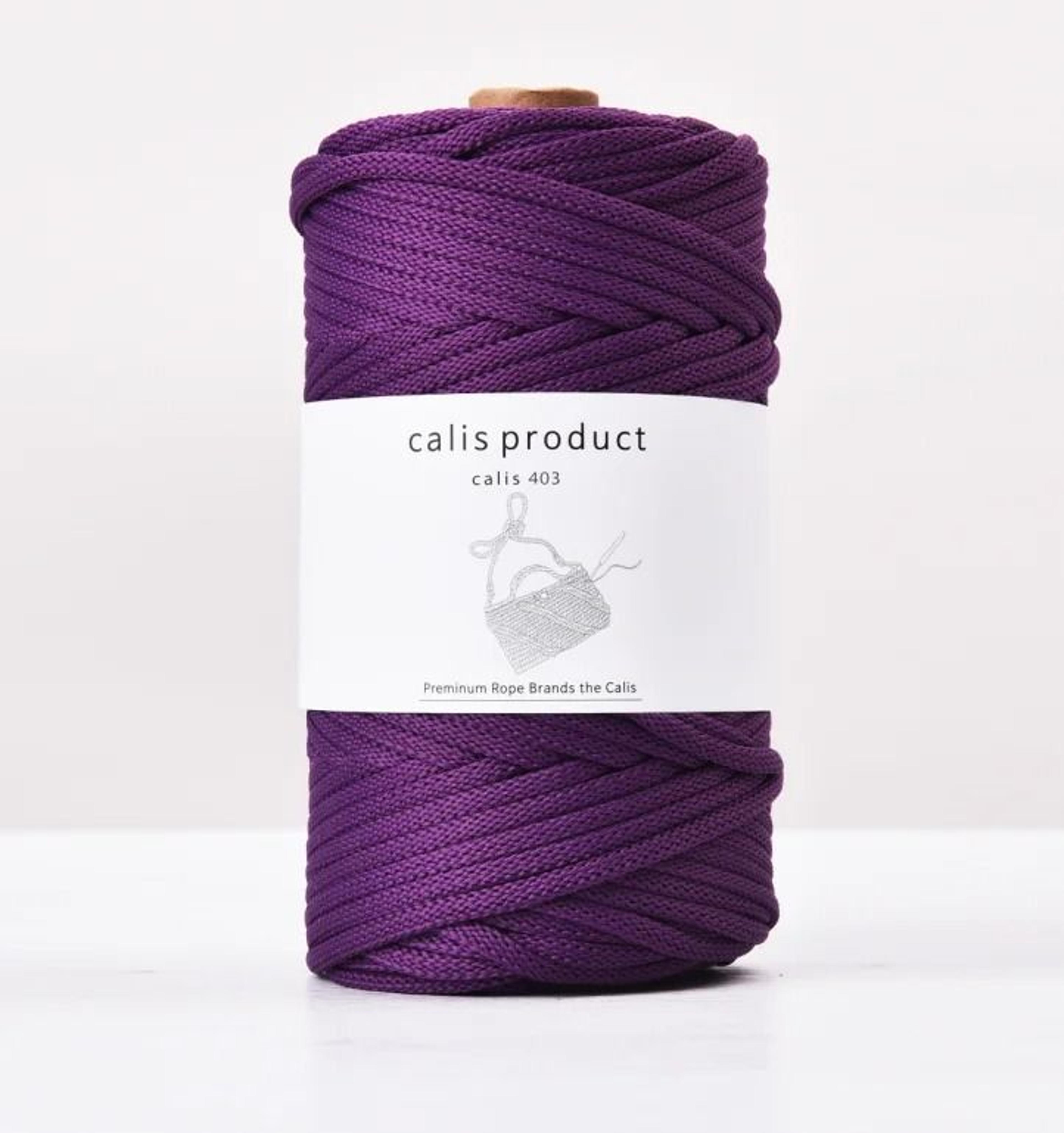 4 Mm Flat Polyester Tube Yarn 80 Yd Elastic Chunky Knitting Yarn For Bags Rugs And DIY Crafts 17