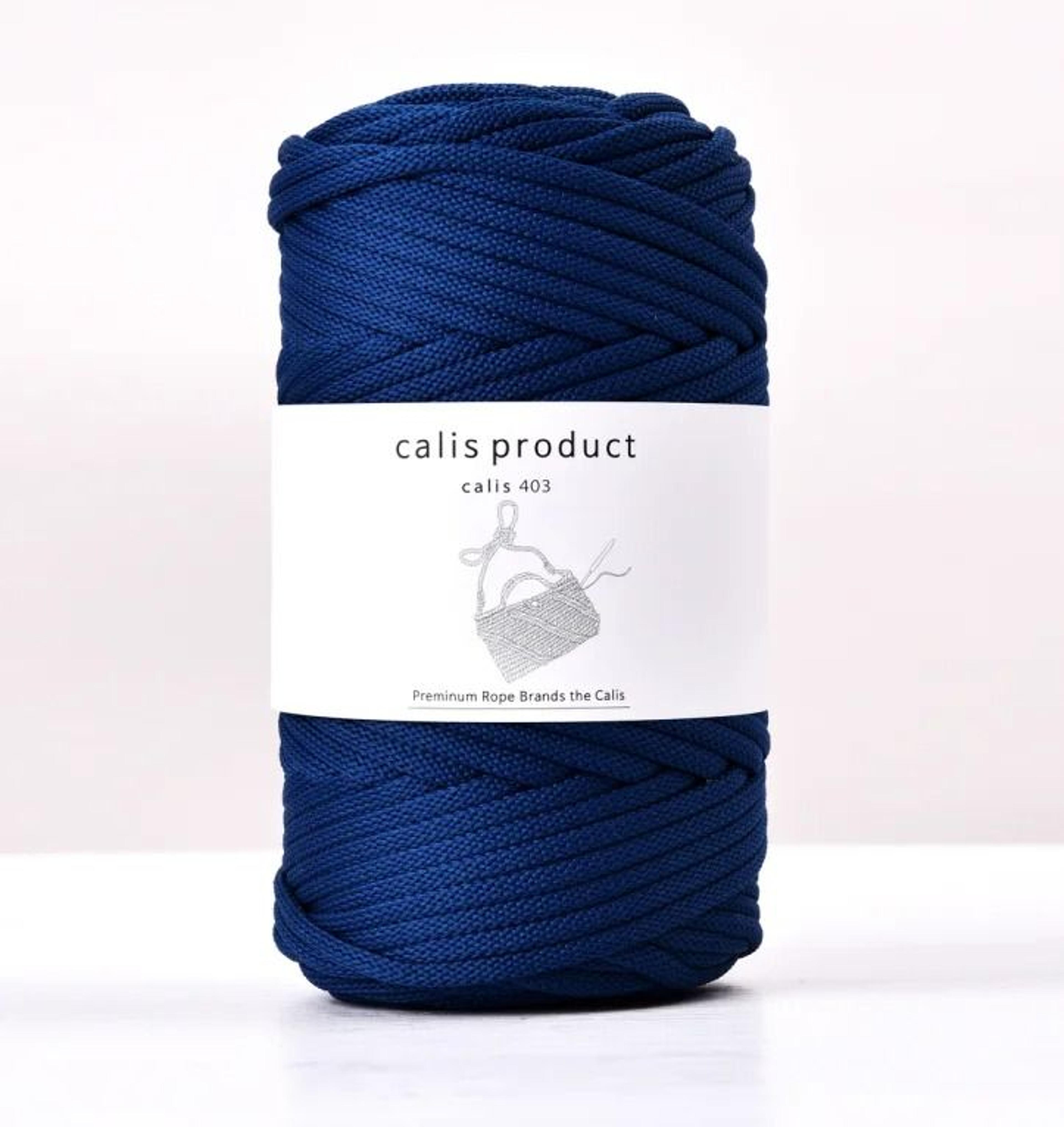 4 Mm Flat Polyester Tube Yarn 80 Yd Elastic Chunky Knitting Yarn For Bags Rugs And DIY Crafts 8