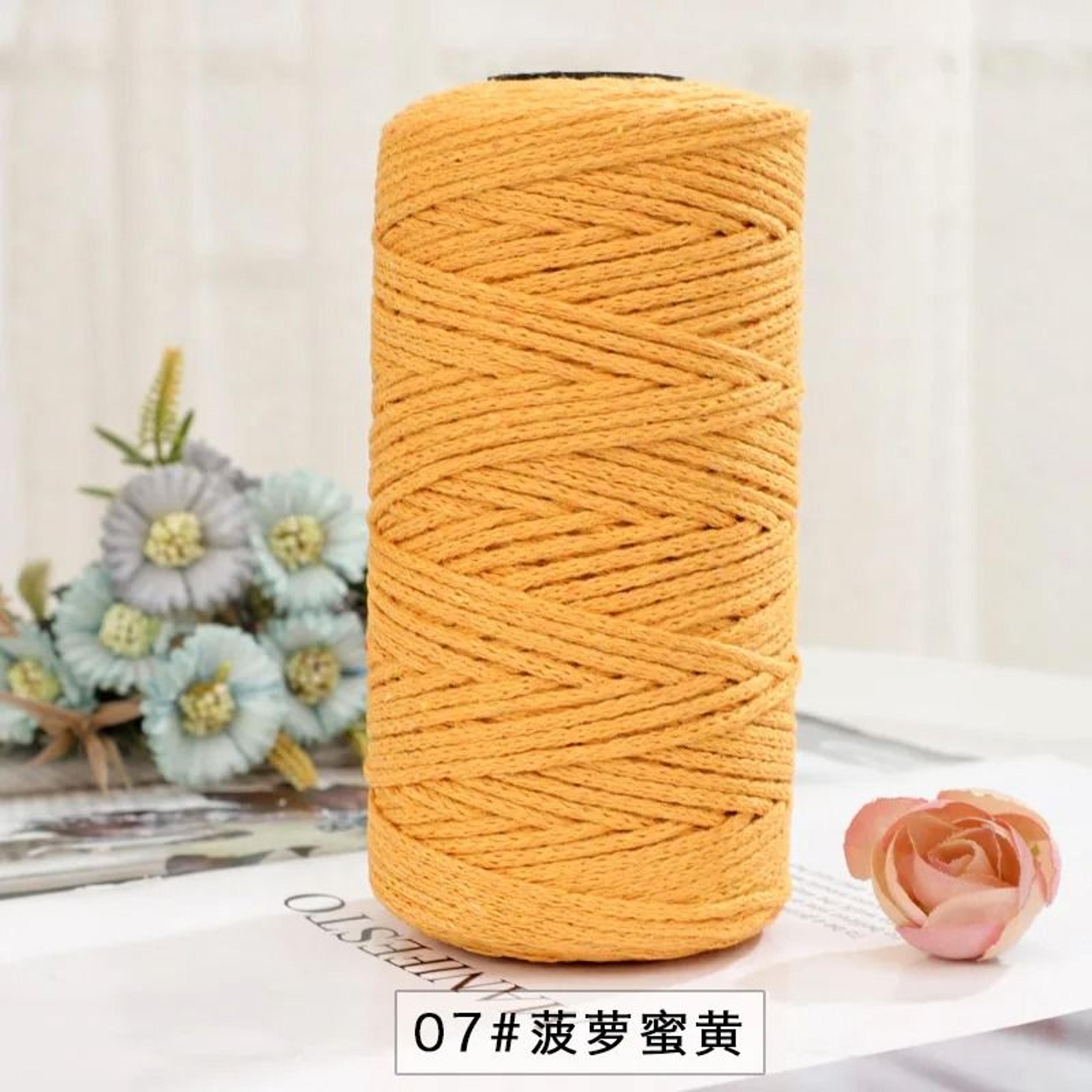 150m 2mm Cotton Macrame Cord Yarn For Crochet Knitting Bags  DIY Crafts 13