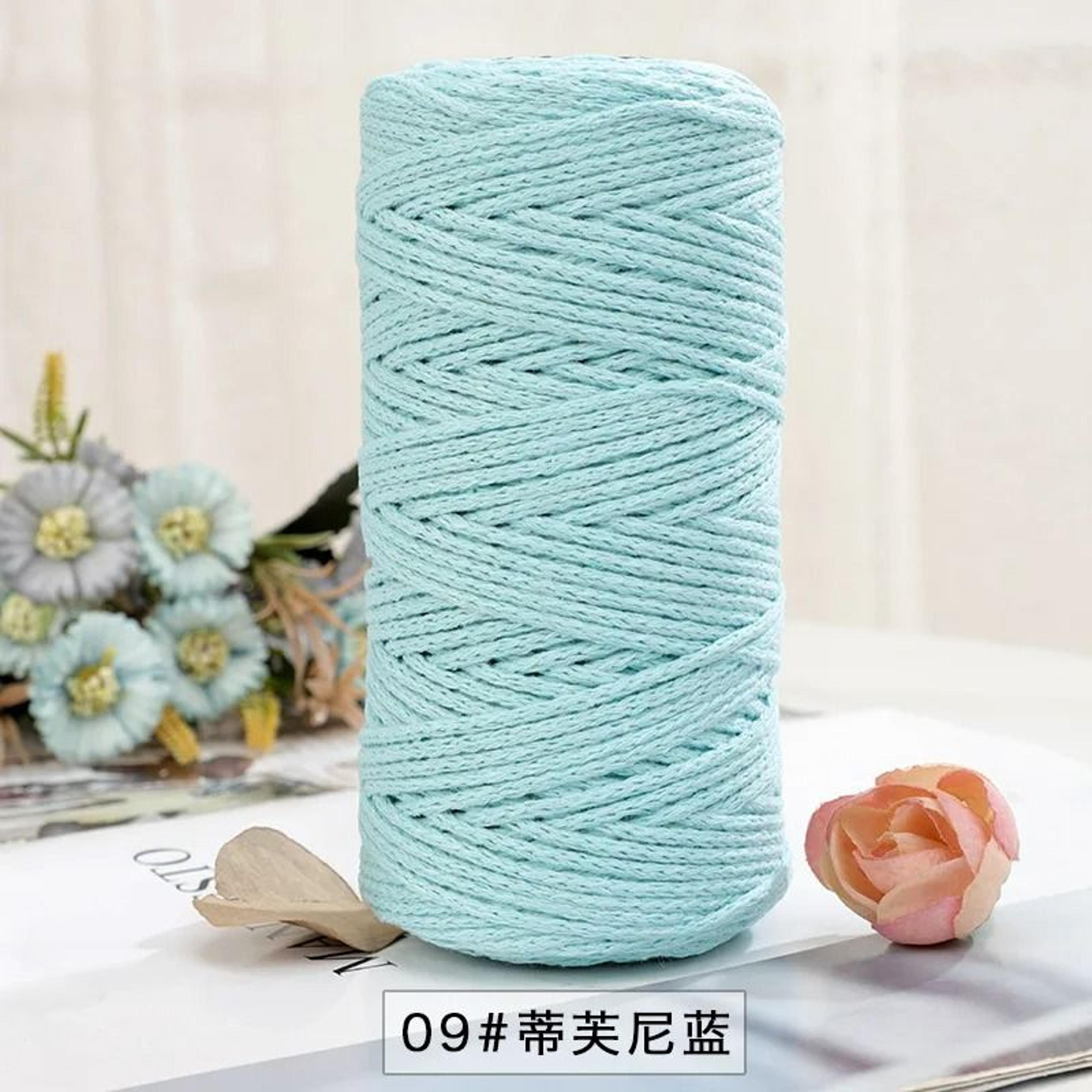 150m 2mm Cotton Macrame Cord Yarn For Crochet Knitting Bags  DIY Crafts 15
