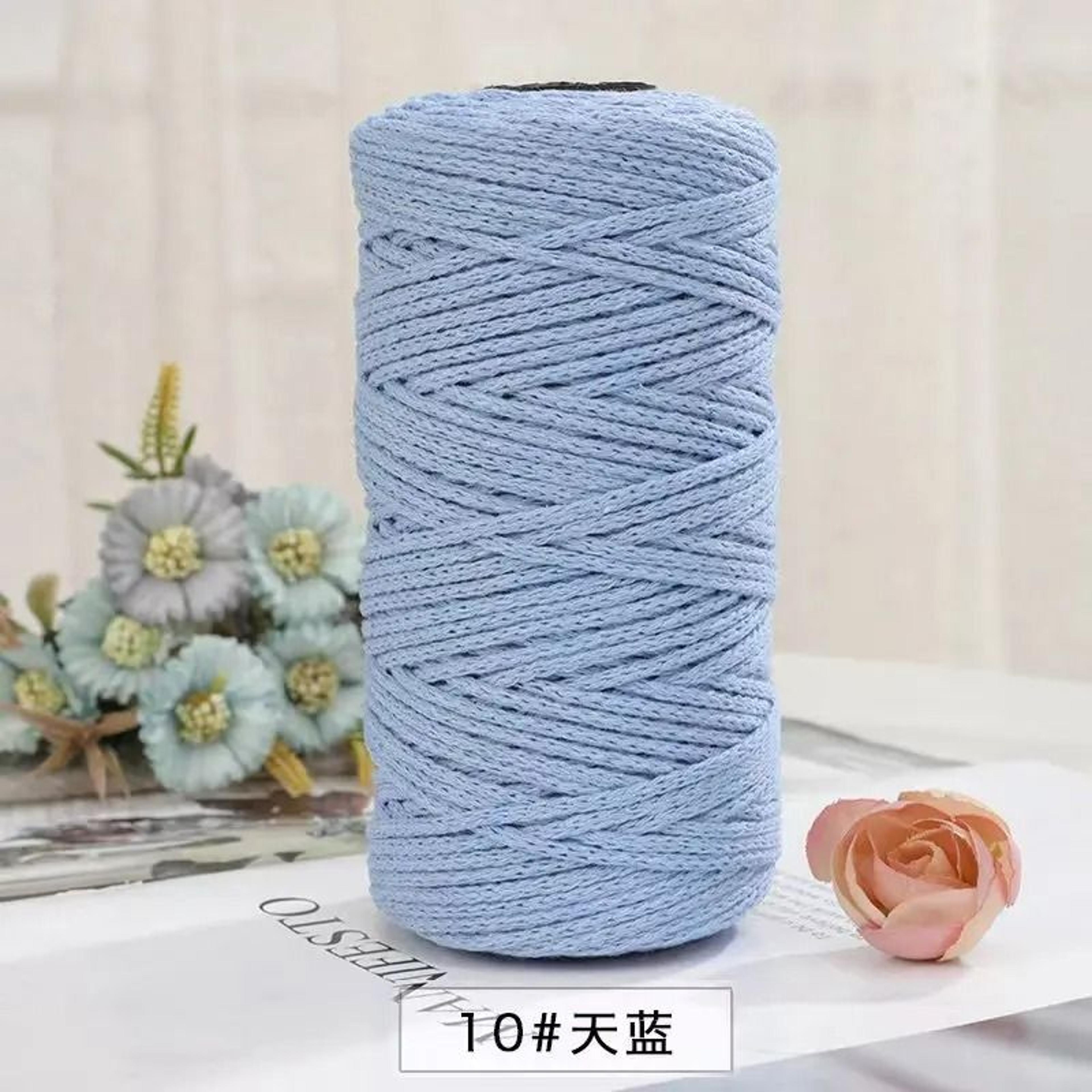 150m 2mm Cotton Macrame Cord Yarn For Crochet Knitting Bags  DIY Crafts 16