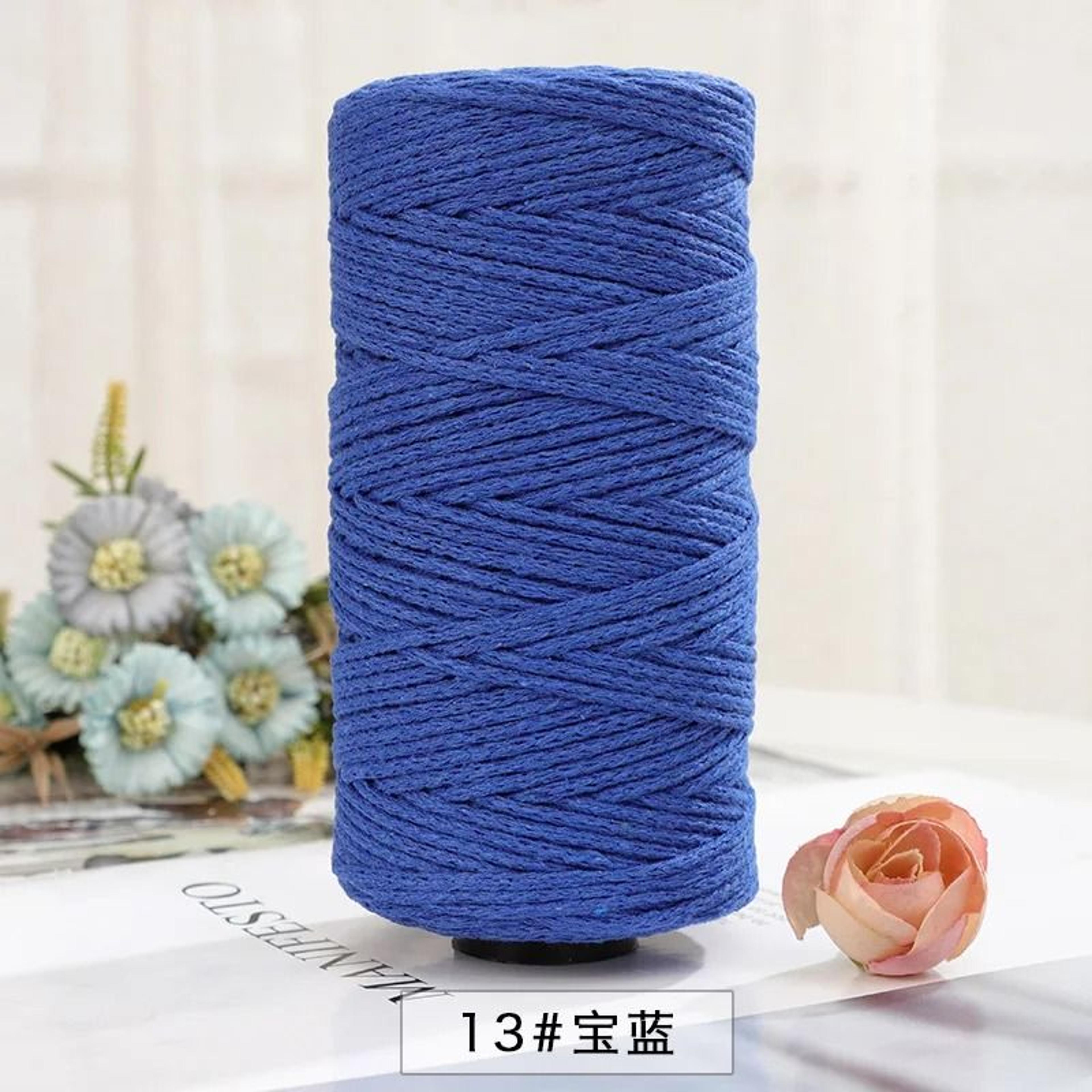 150m 2mm Cotton Macrame Cord Yarn For Crochet Knitting Bags  DIY Crafts 19