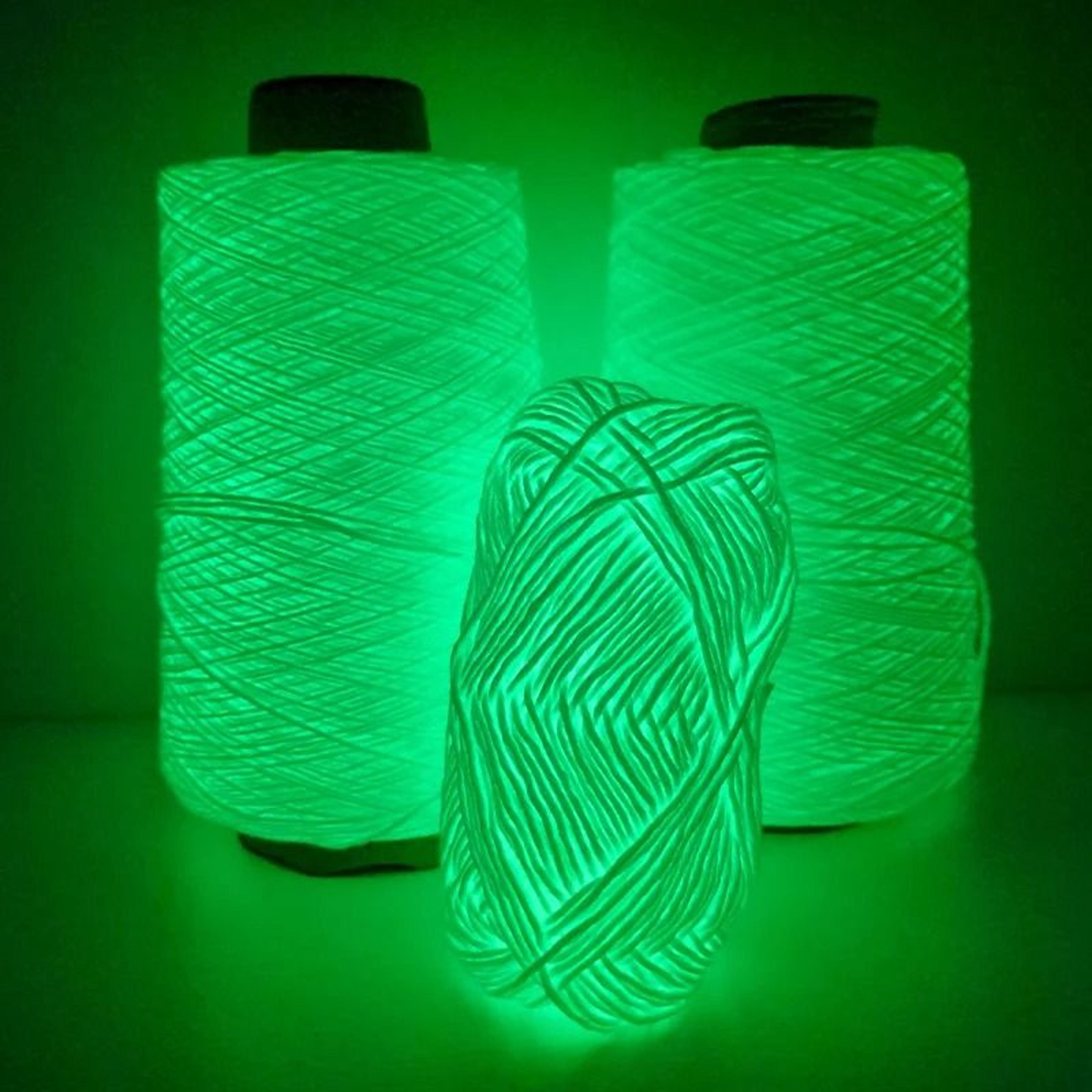 Glow In The Dark 2mm Luminous Polyester Yarn For Crochet Knitting  DIY Crafts 5