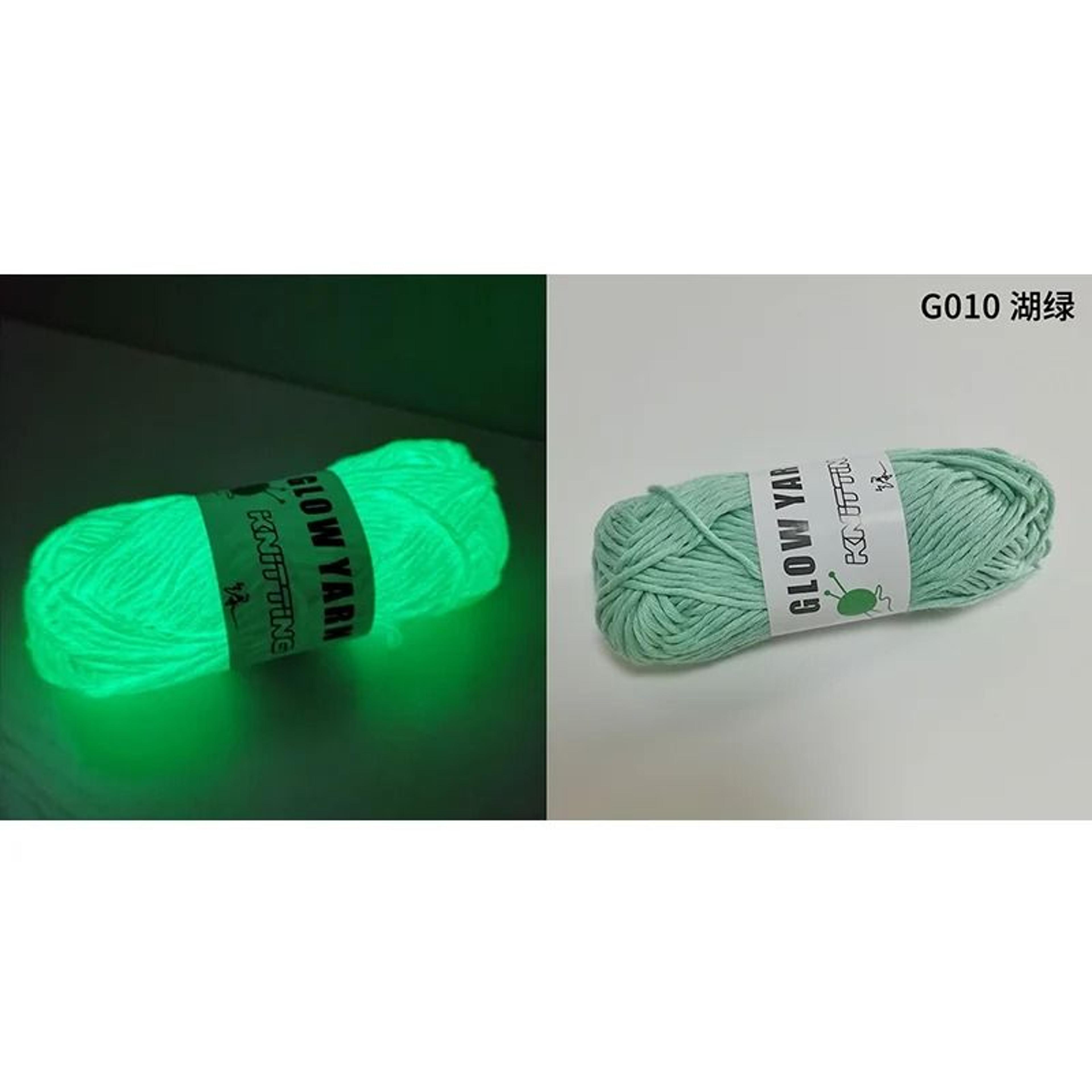 Glow In The Dark 2mm Luminous Polyester Yarn For Crochet Knitting  DIY Crafts 7