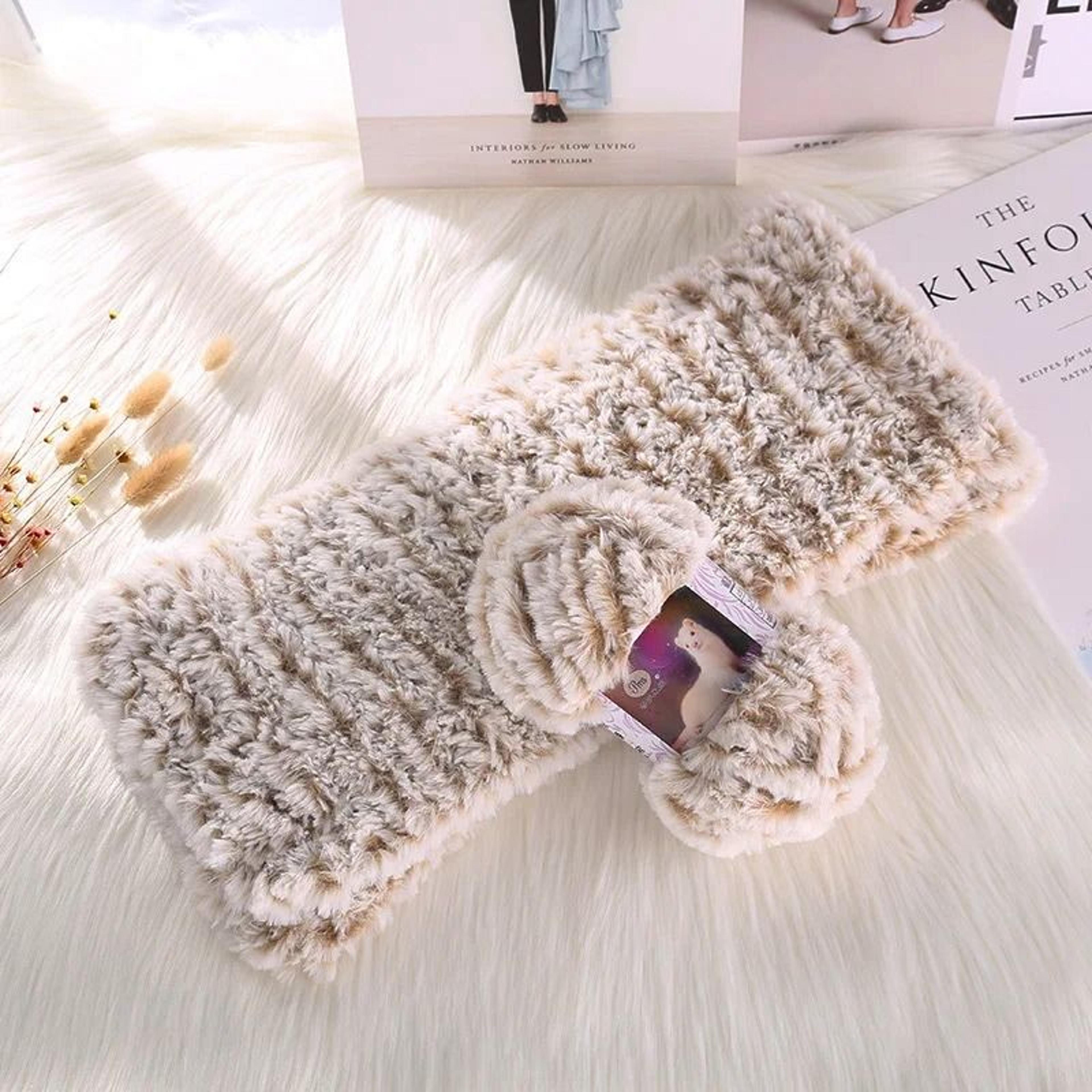 50g Faux Fur Eyelash Yarn For Crochet Knitting Plush Toys  Cozy Crafts 2
