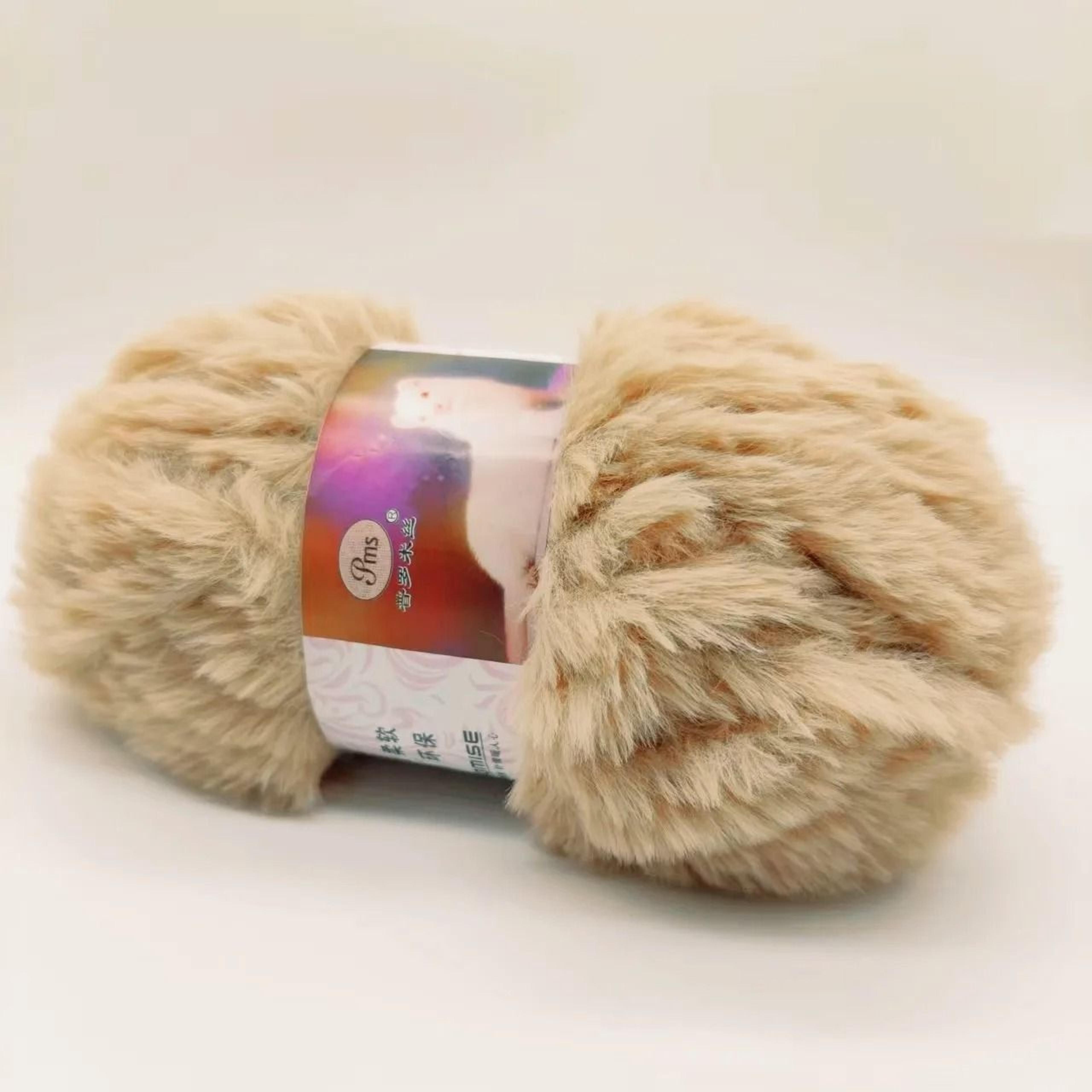 50g Faux Fur Eyelash Yarn For Crochet Knitting Plush Toys  Cozy Crafts 6