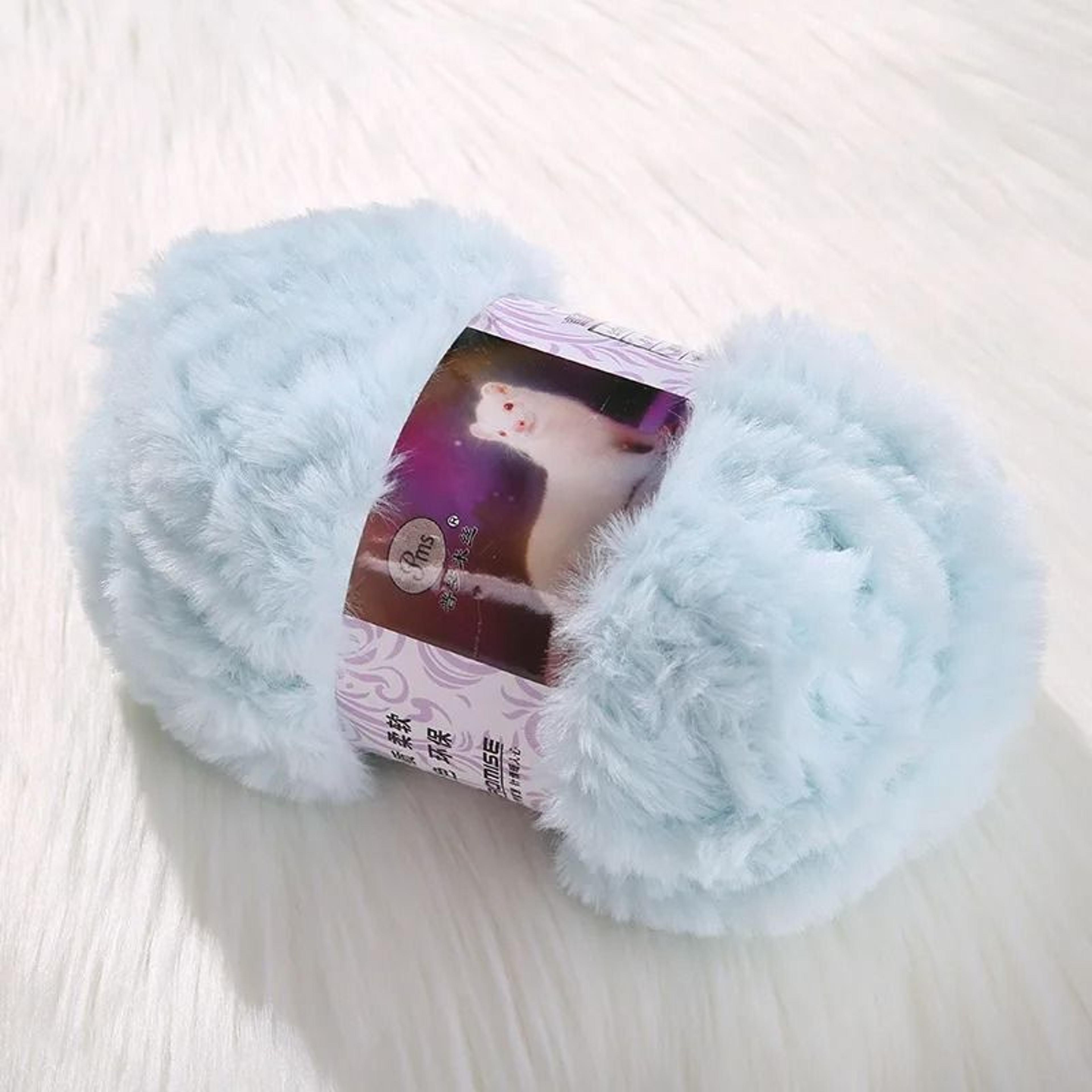 50g Faux Fur Eyelash Yarn For Crochet Knitting Plush Toys  Cozy Crafts 8