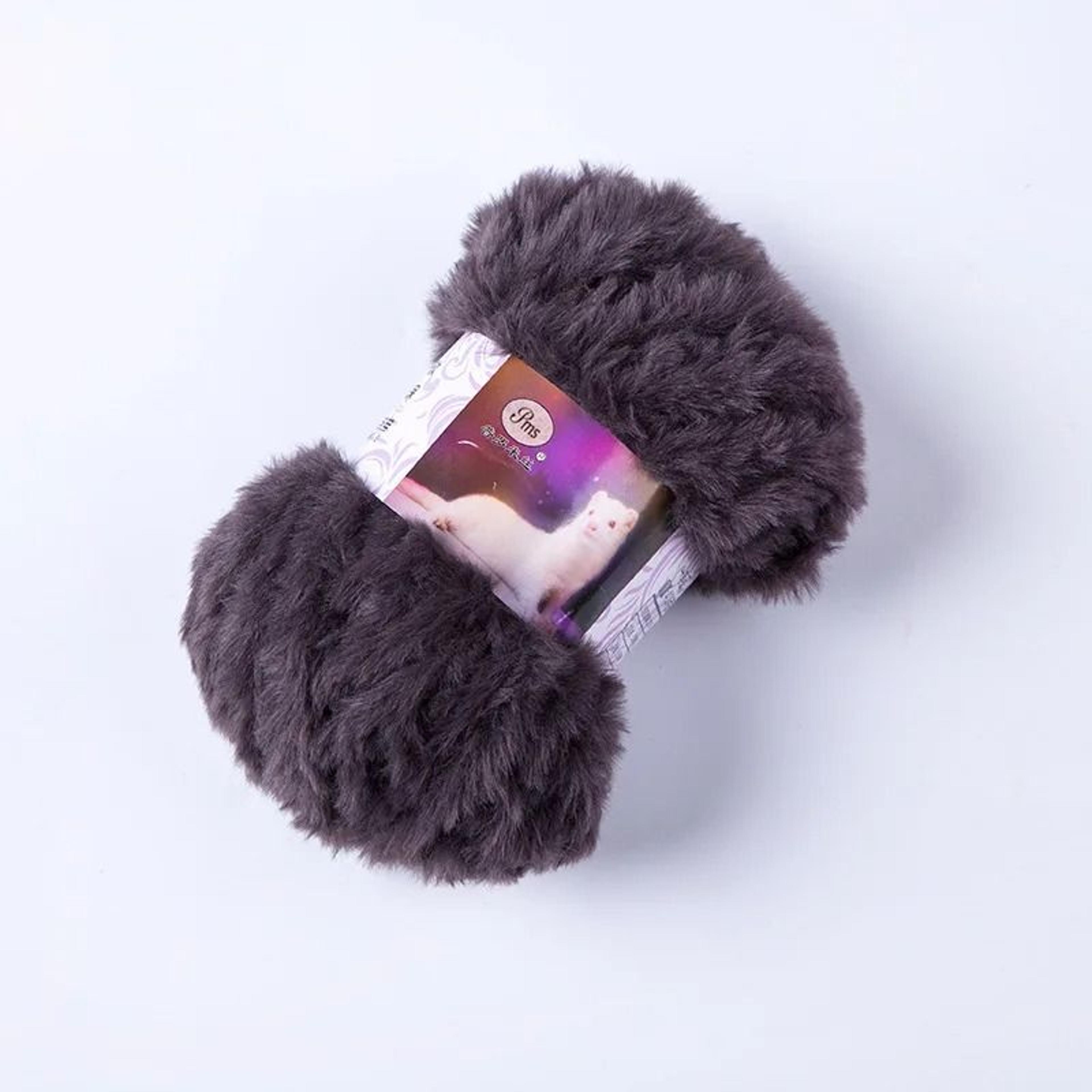 50g Faux Fur Eyelash Yarn For Crochet Knitting Plush Toys  Cozy Crafts 22