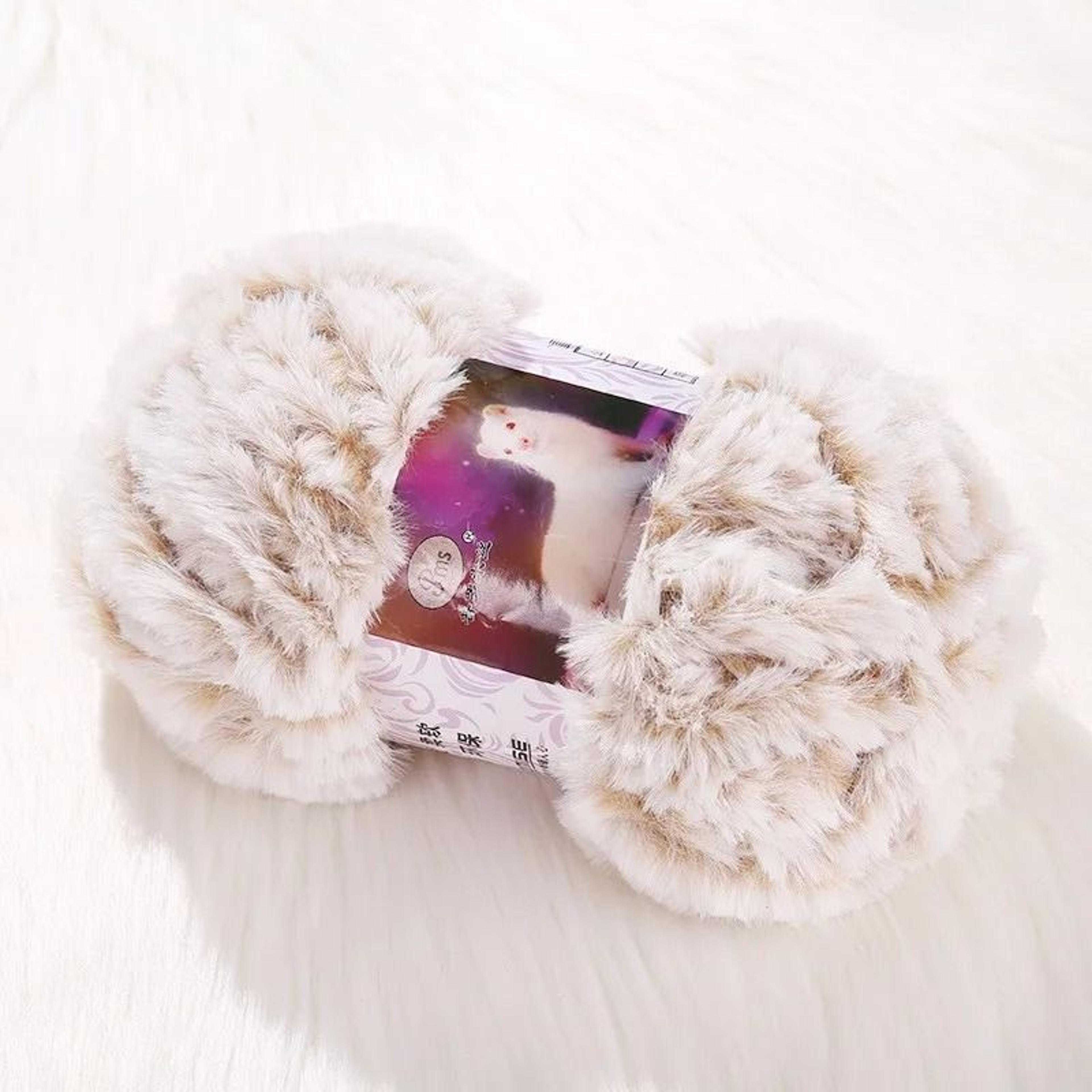 50g Faux Fur Eyelash Yarn For Crochet Knitting Plush Toys  Cozy Crafts 28