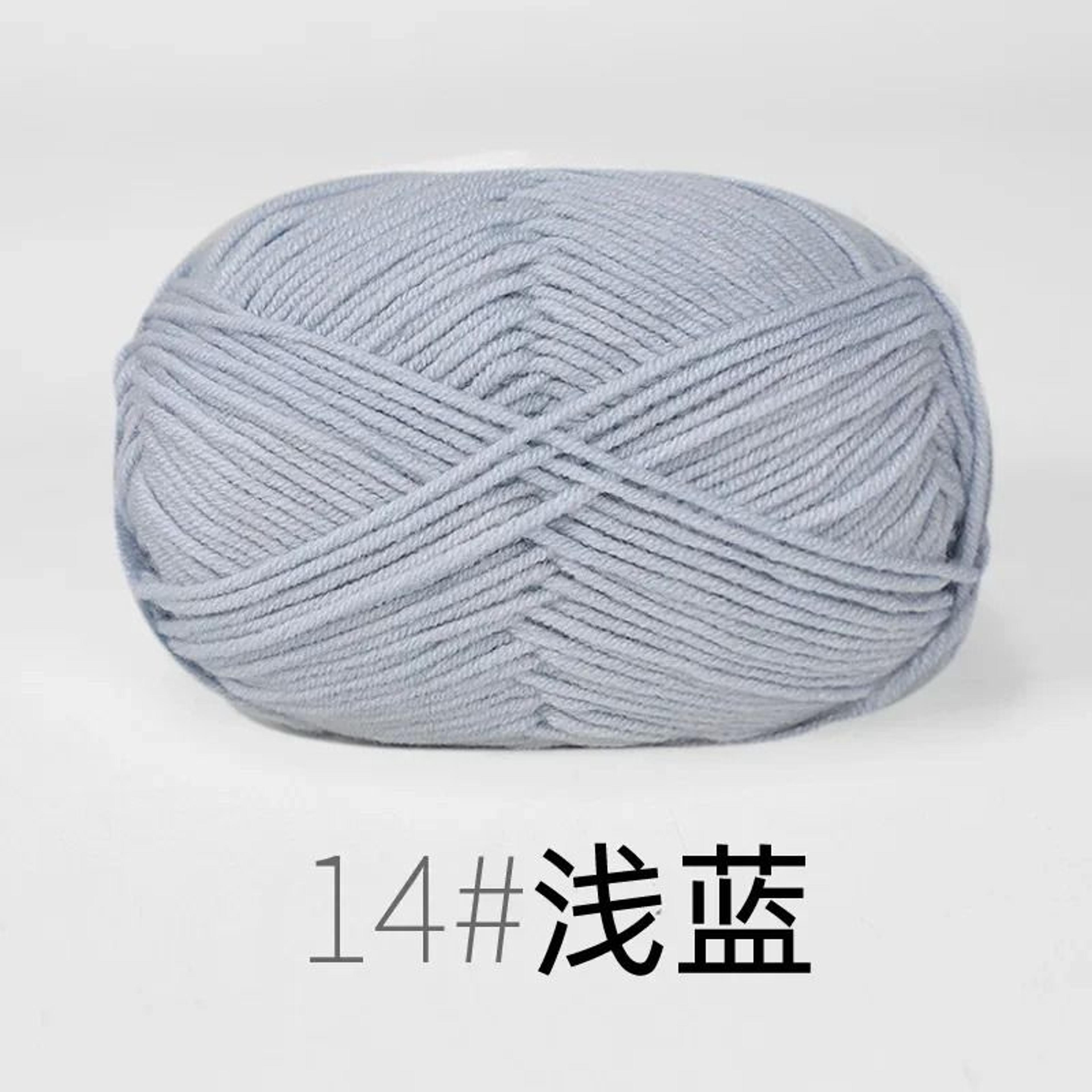 Organic 4 Ply Baby Milk Cotton Yarn For Crochet Knitting  DIY Crafts 21