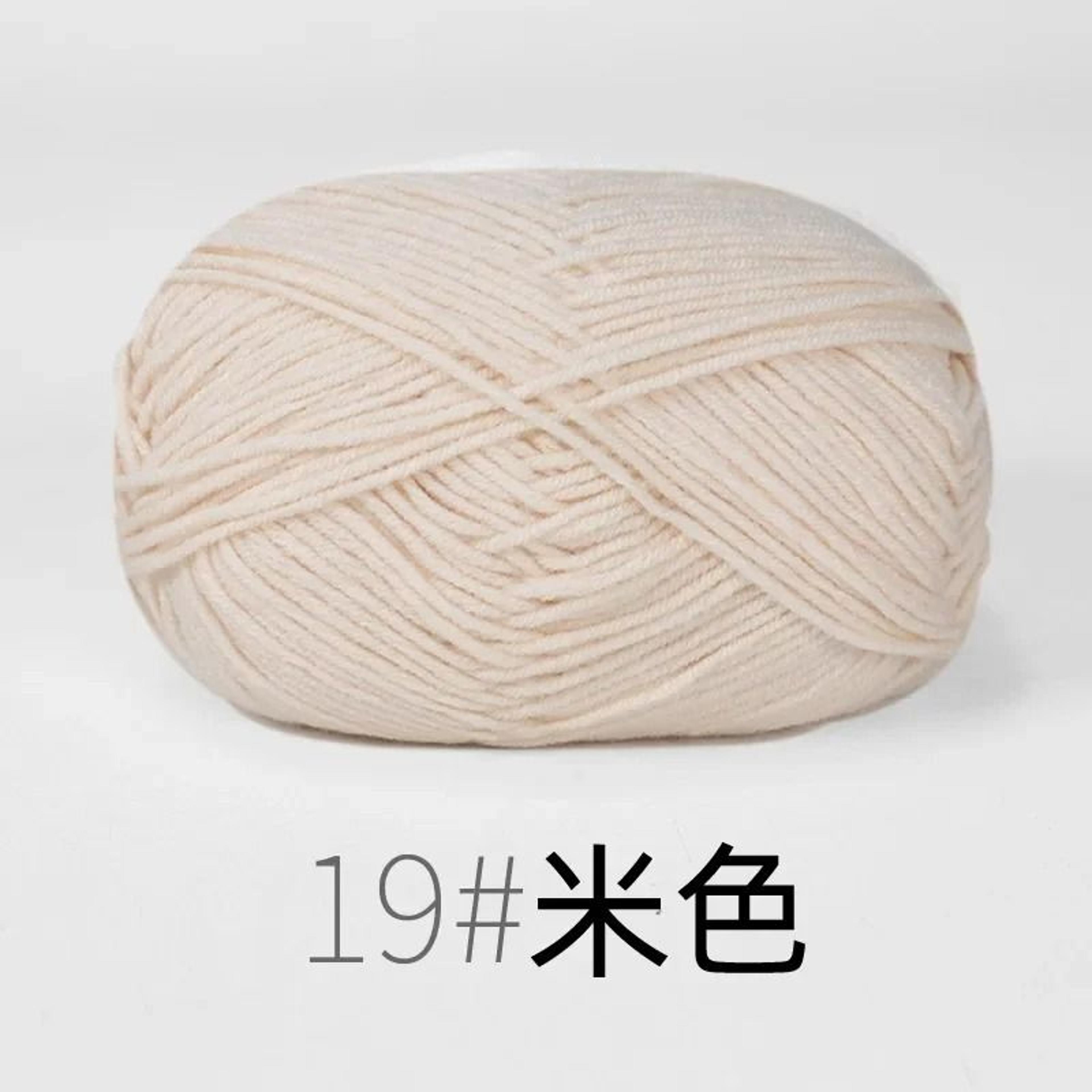 Organic 4 Ply Baby Milk Cotton Yarn For Crochet Knitting  DIY Crafts 25