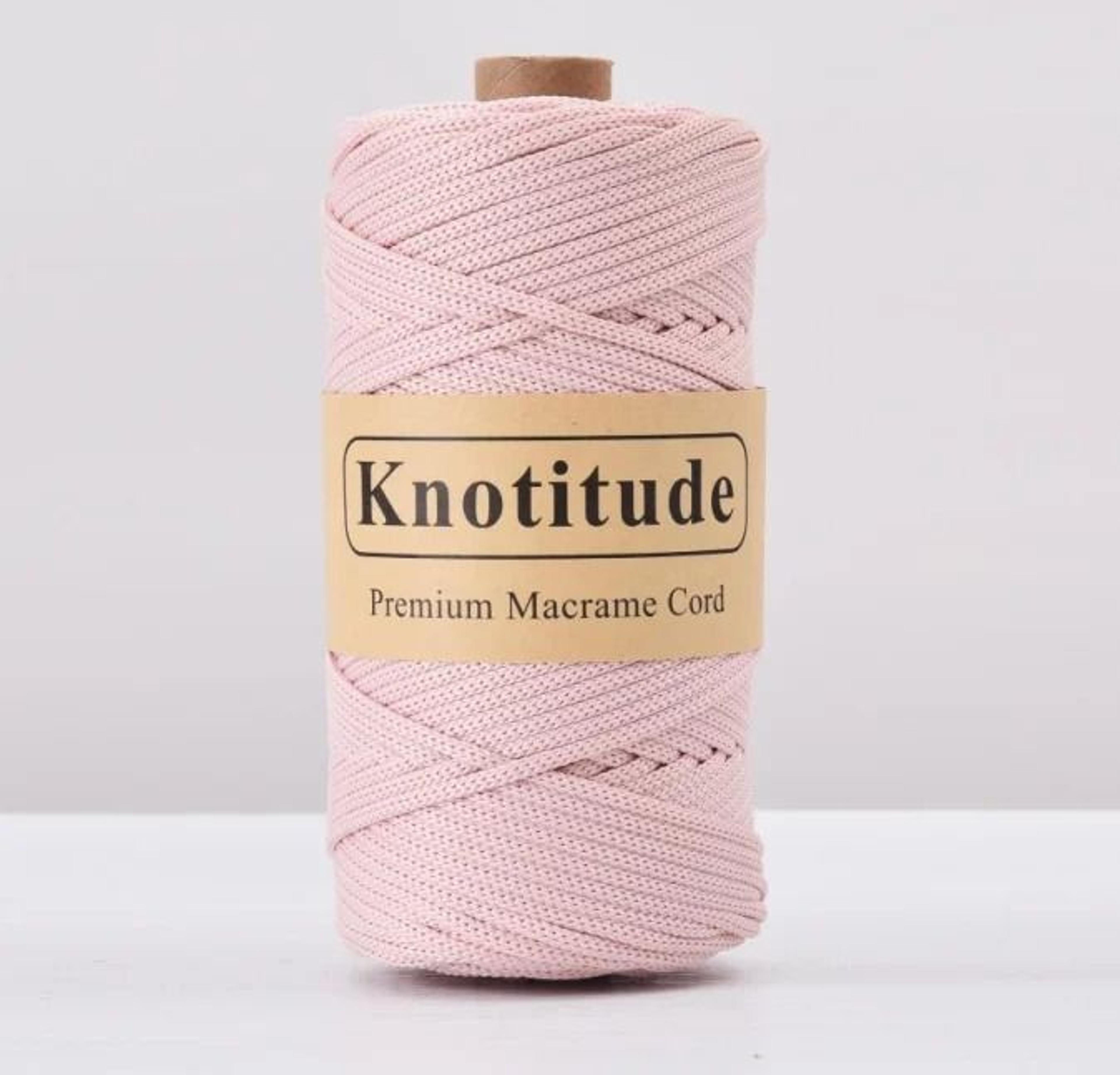 4mm Polyester Tube Yarn Cord For Crochet Bags Rugs  DIY Crafts 130m 27